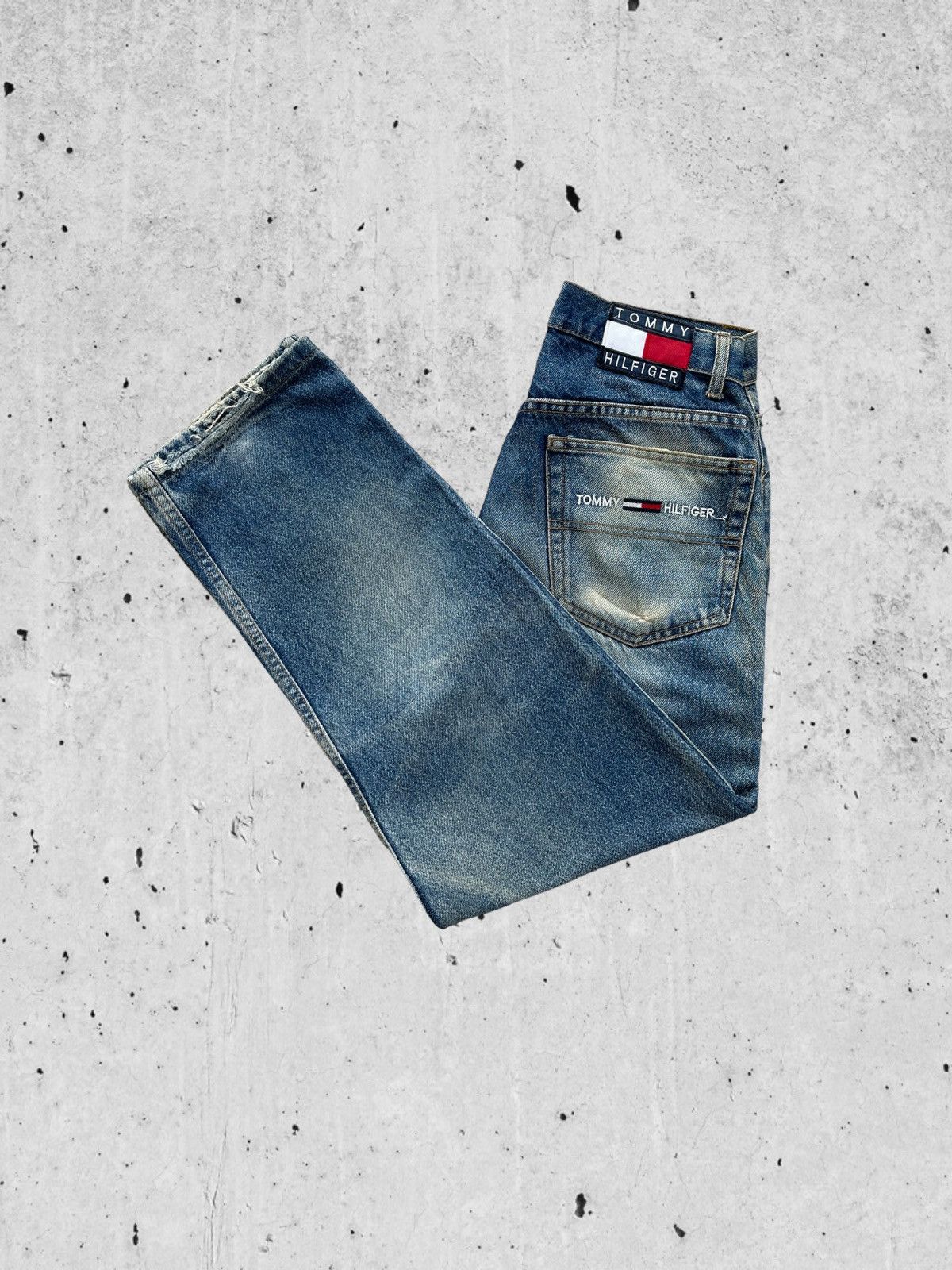 Tommy Hilfiger 🔥Tommy Hilfiger Distressed Denim W28 🔥 Size US 28 / EU 44 - 13 Thumbnail