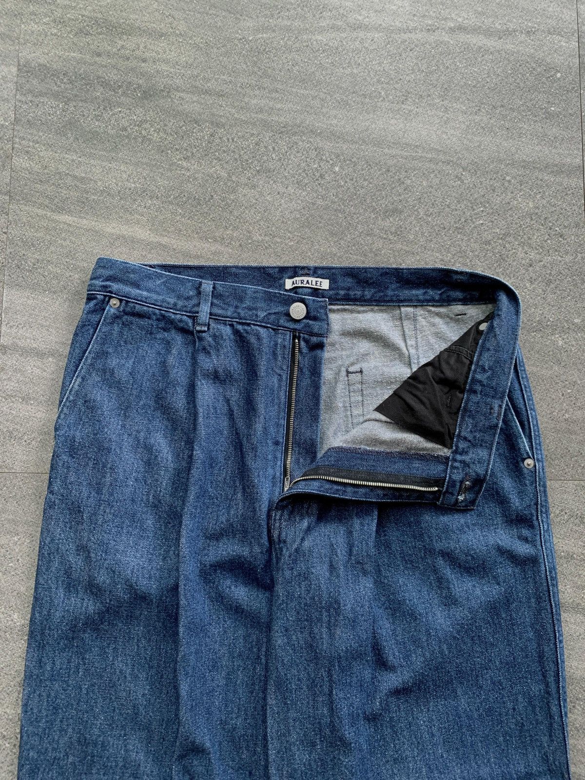 Auralee FREE TAX! Hard Twist Wideleg Denim Jeans Size US 32 / EU 48 - 4 Thumbnail