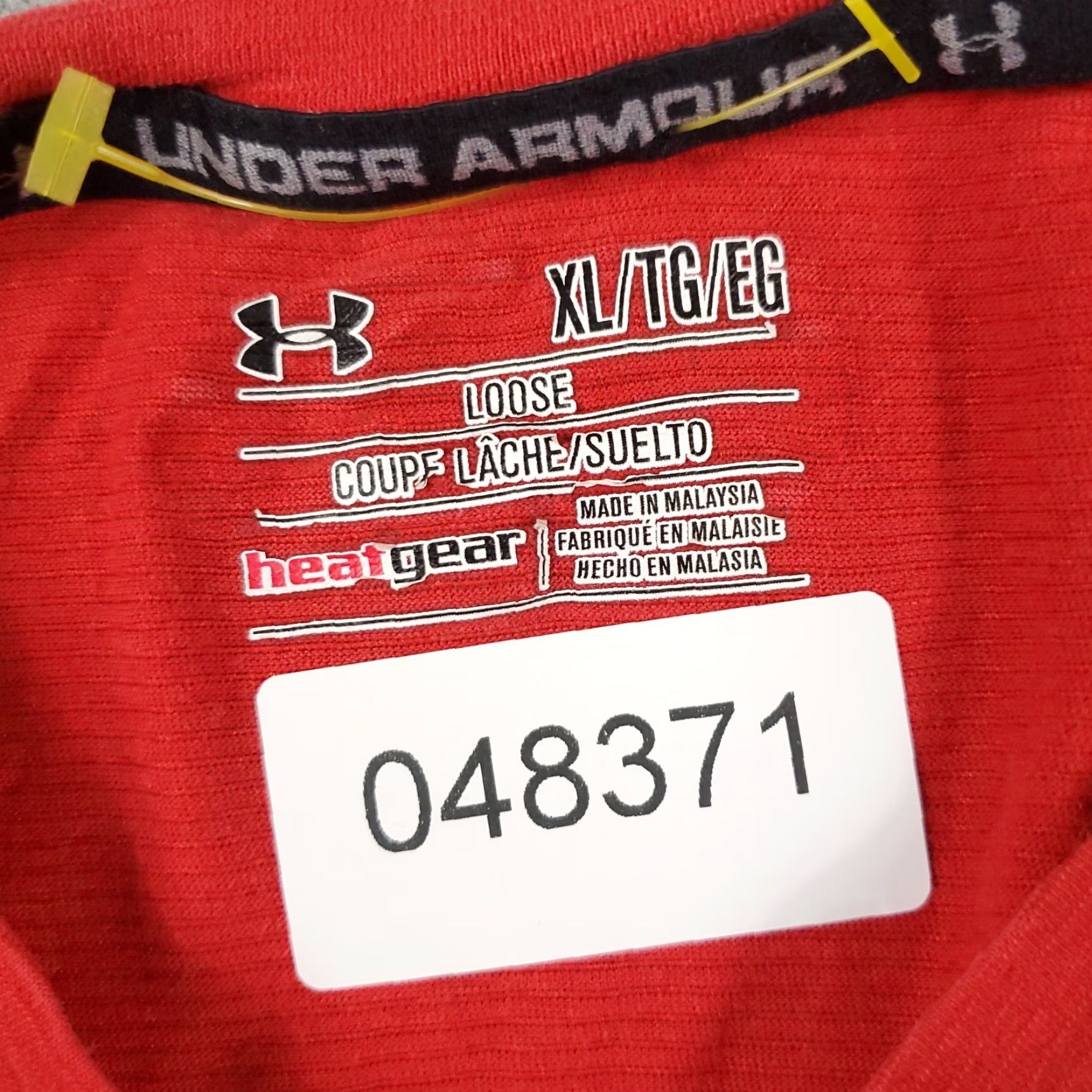 Under Armour Under Armour T Shirt Mens XL Red Active Training Short Sleeve Pullover Logo Crew Neck Casual Sports Shirt Size US XL / EU 56 / 4 - 7 Thumbnail