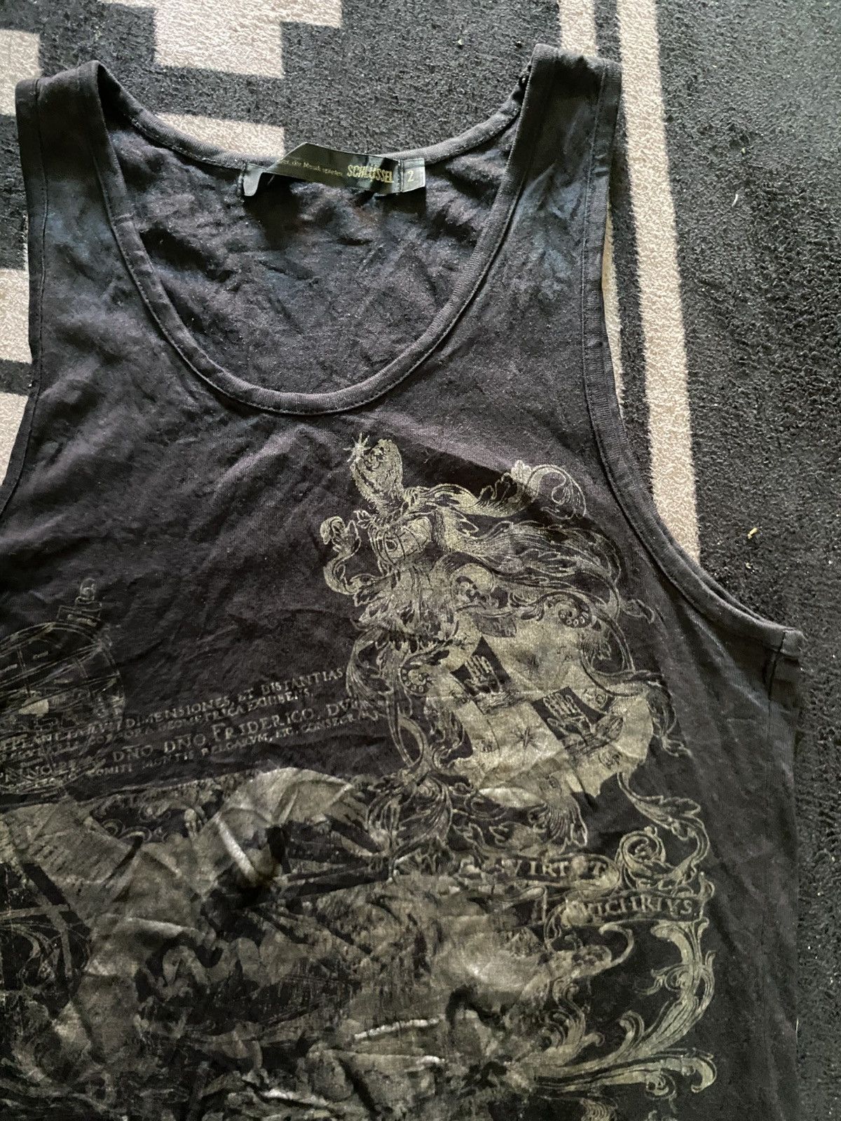 If Six Was Nine × Japanese Brand × Le Grande Bleu (L.G.B.) Japanese Schlussel tanktop vkei style Size US M / EU 48-50 / 2 - 2 Thumbnail