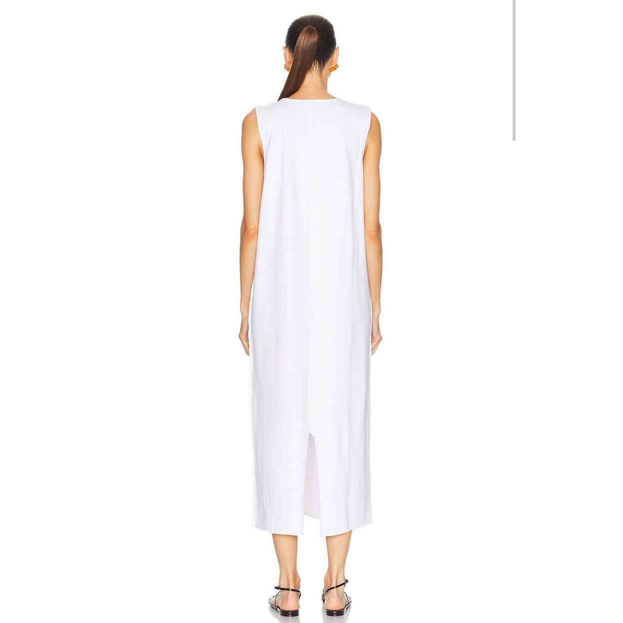 KHAITE KHAITE Hal Dress in White 100% Organic Cotton Size Small Man Size S / US 4 / IT 40 - 3 Thumbnail