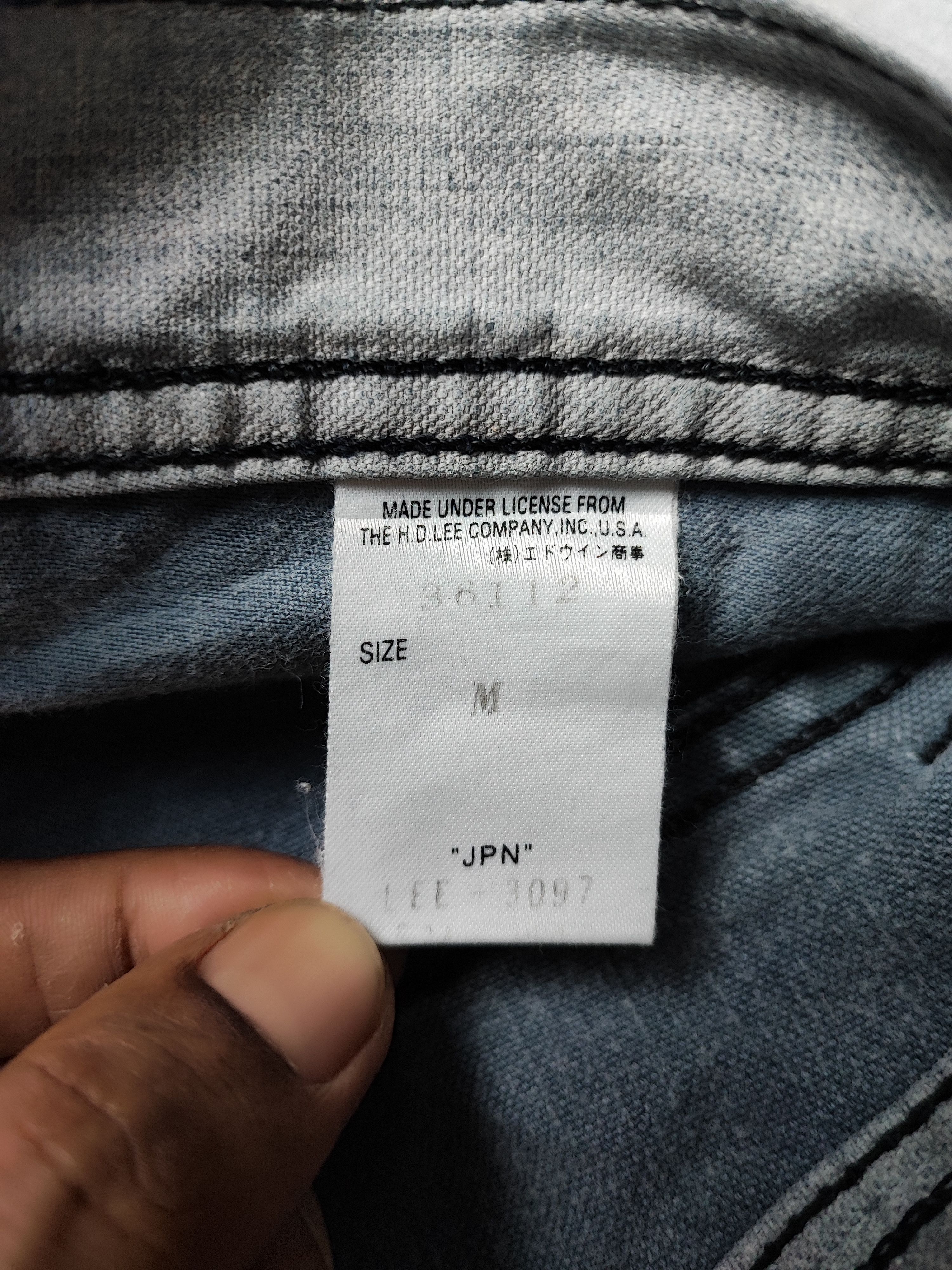 Lee × Vintage VINTAGE TRASHED LEE RIDER LIGHT WASH Size US 31 - 17 Thumbnail