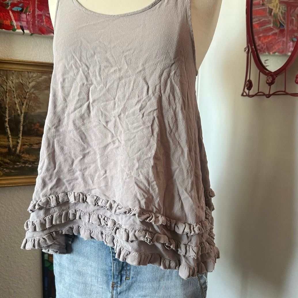 Other moda international gray purple tank top Size S / US 4 / IT 40 - 2 Thumbnail