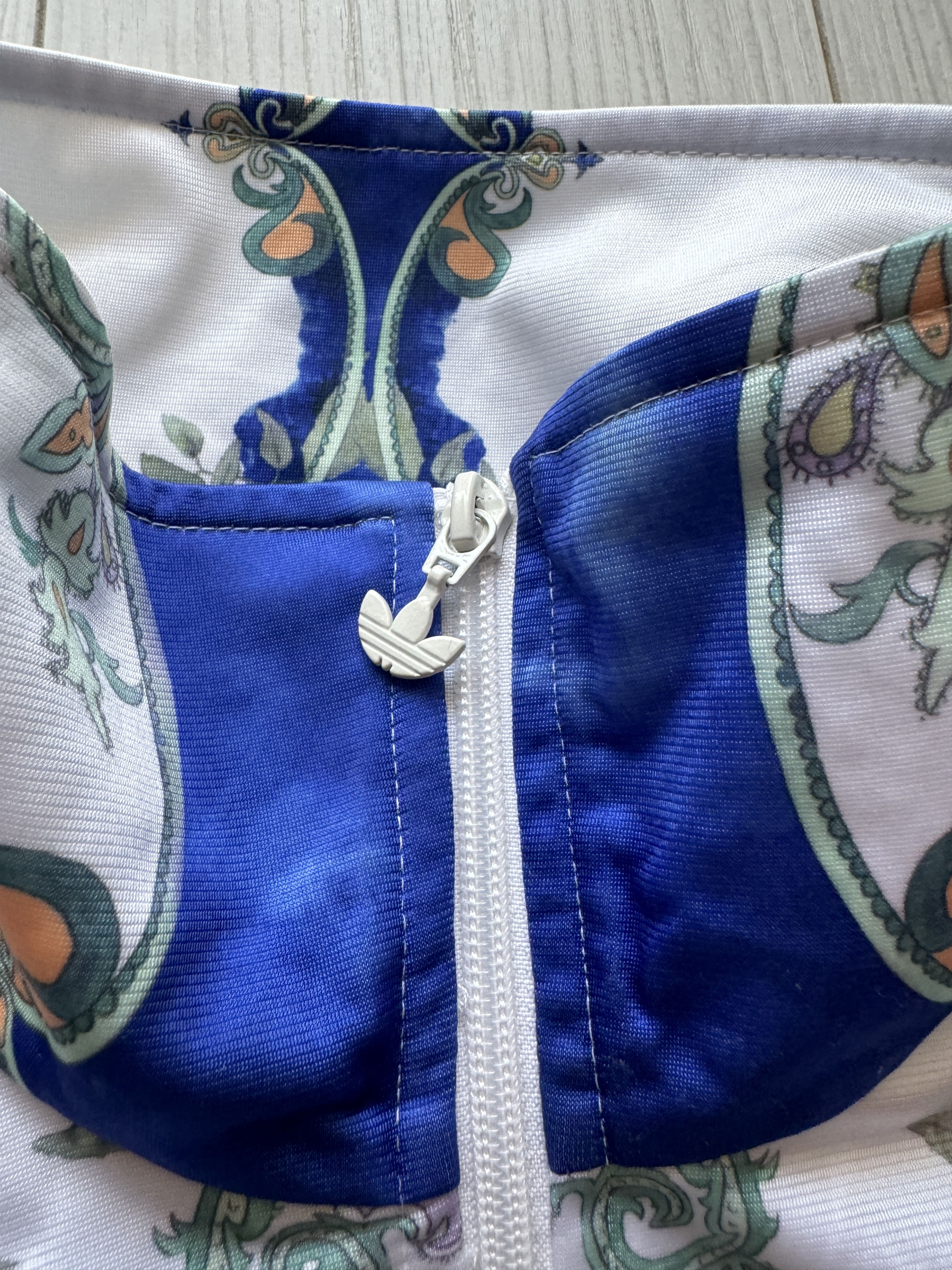 Adidas Adidas Firebird Cropped Jacket – Rare Brazil Fruit Floral Size S / US 4 / IT 40 - 11 Thumbnail