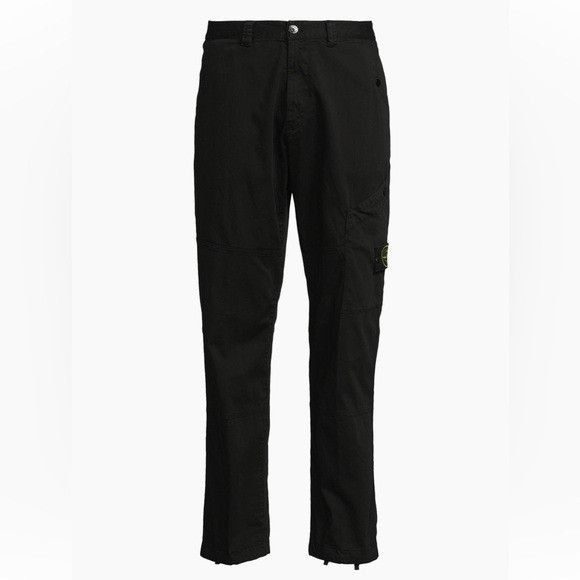 Stone Island Stretch-Cotton Cargo Pants Black Men’s 33
