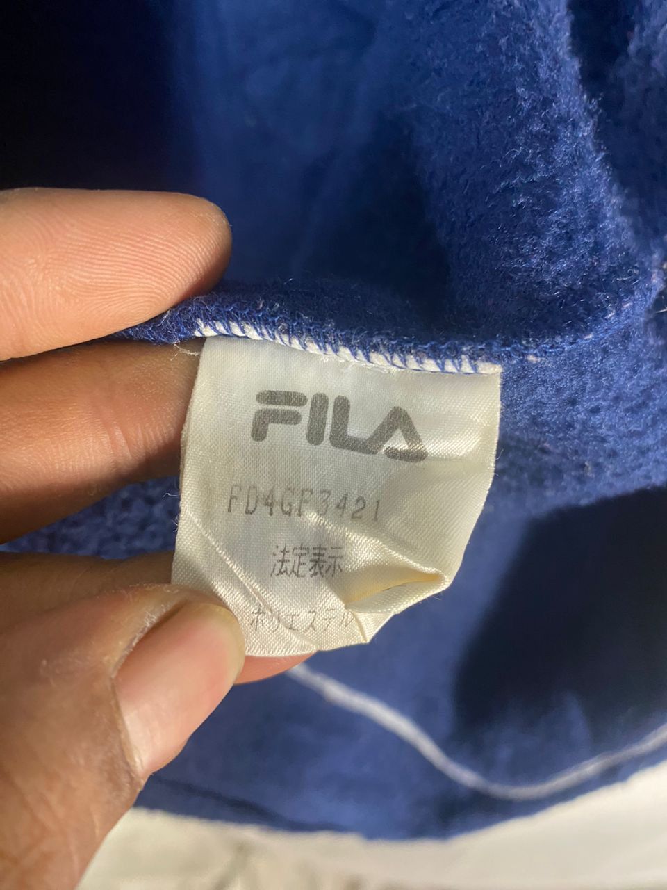 Fila Unisex 🔥Vintage fila spellout fleece zipper hoodie Size US L / EU 52-54 / 3 - 7 Thumbnail