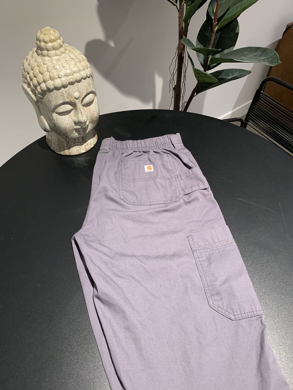 Carhartt × Carhartt Wip × Vintage Carhatt light purple ripstop cargo pants Size US 32 / EU 48 - 1 Thumbnail