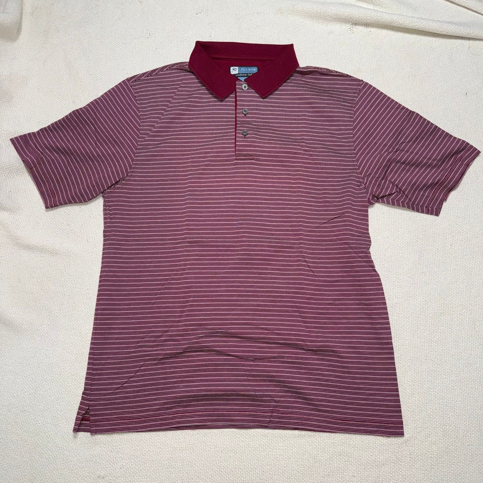 Jos. A. Bank Jos. A. Bank Leadbetter Golf Striped Polo | Sz L Size US L / EU 52-54 / 3 - 2 Thumbnail