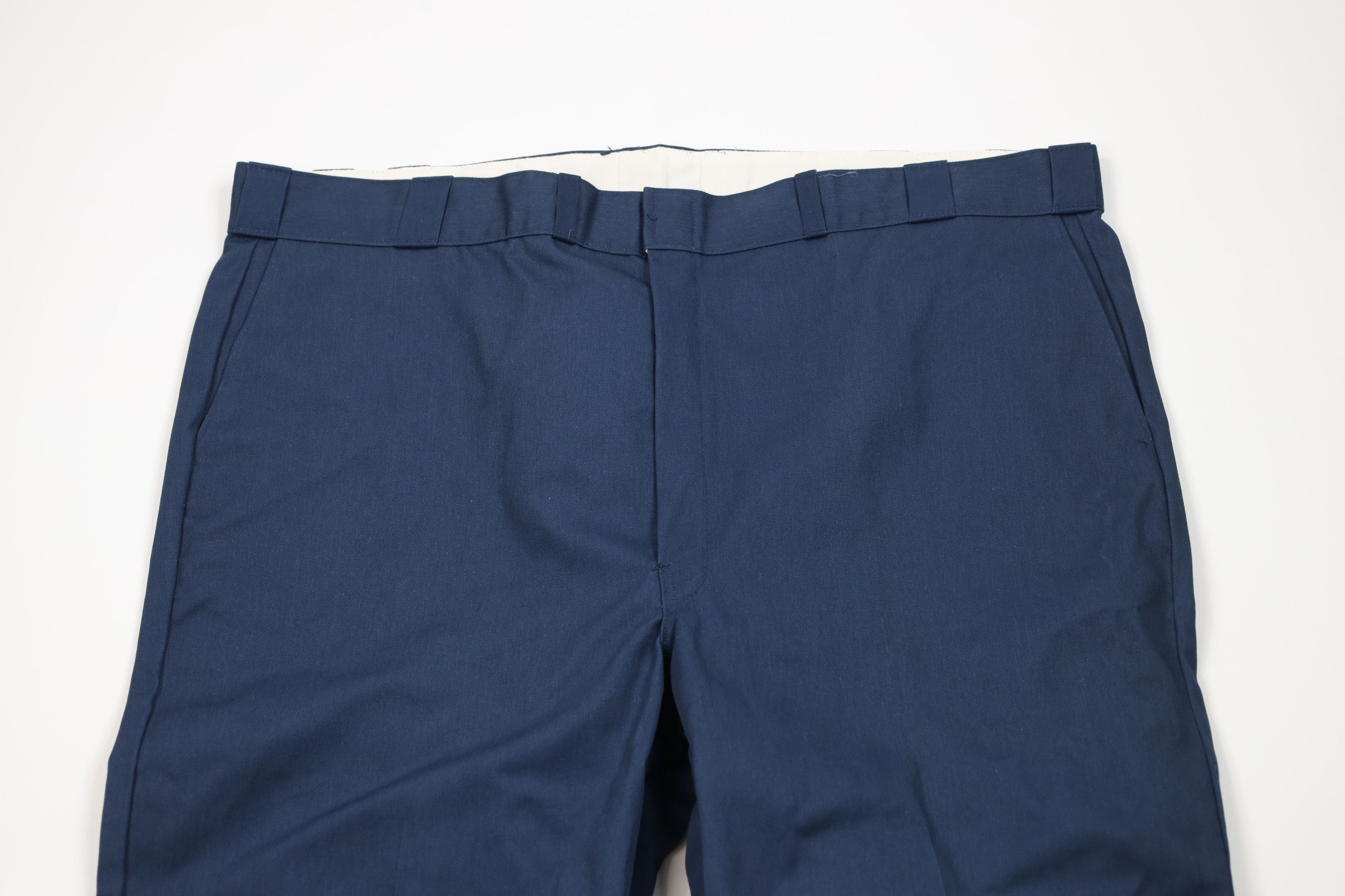 Dickies Vintage 90s Dickies Mechanic Wide Leg Pants Blue USA Size US 44 / EU 60 - 2 Thumbnail
