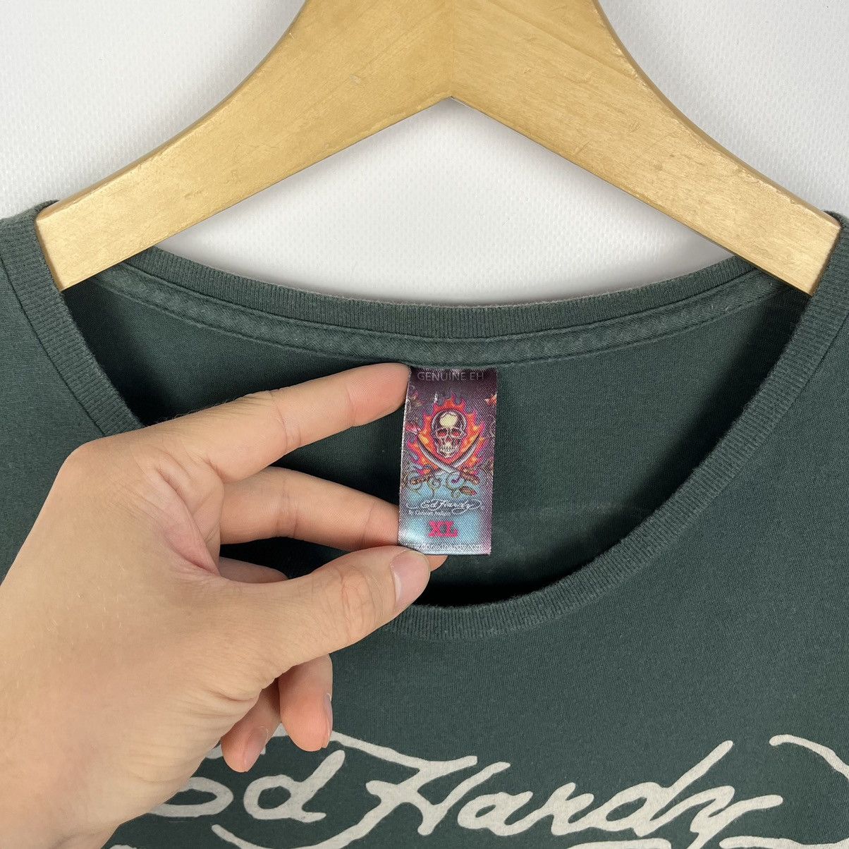 Ed Hardy Vintage Ed Hardy y2k big logo tee 90’s Size US XL / EU 56 / 4 - 12 Thumbnail