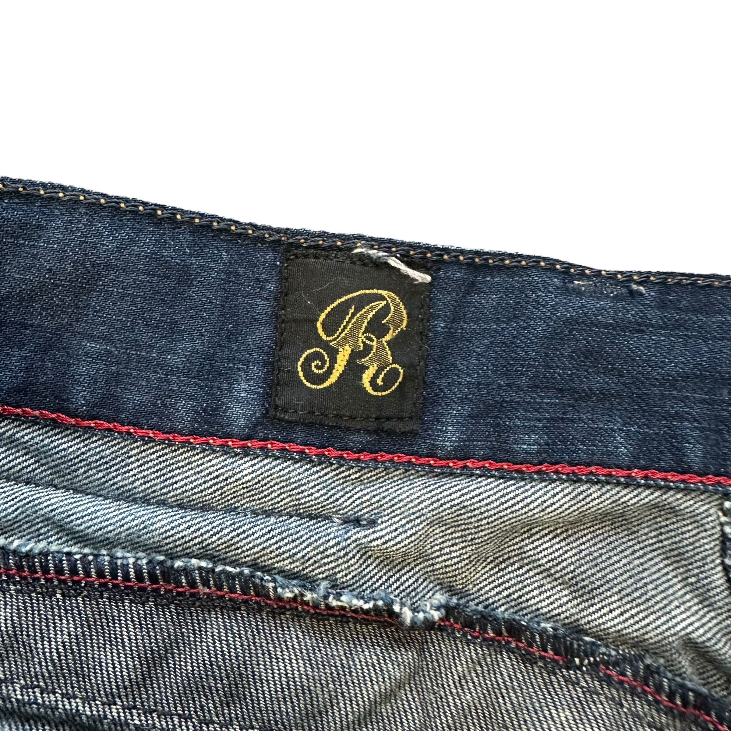 Replay REPLAY R81 Asolo Italy Trashed Washed Denim Pant #A58-1330 Size US 30 / EU 46 - 9 Thumbnail