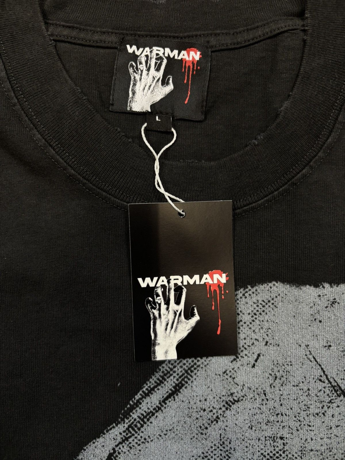 Vintage Warman Open Your Mouth Graphic T-Shirt, Black Size US L / EU 52-54 / 3 - 7 Thumbnail