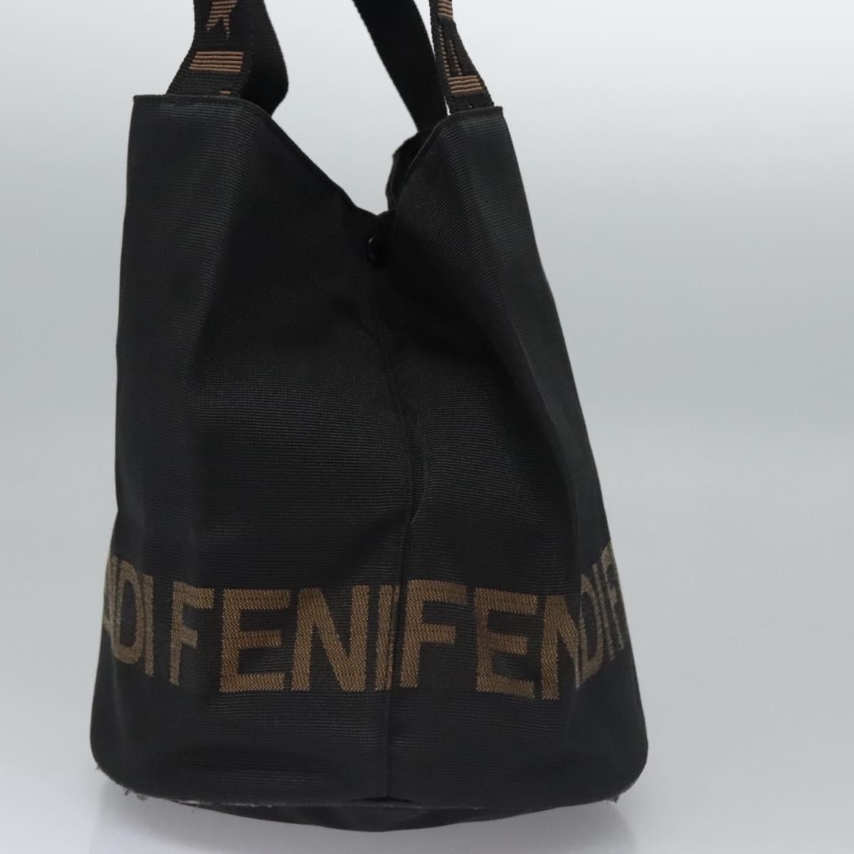 Fendi FENDI Hand Bag Nylon Brown Black Silver Size ONE SIZE - 4 Thumbnail