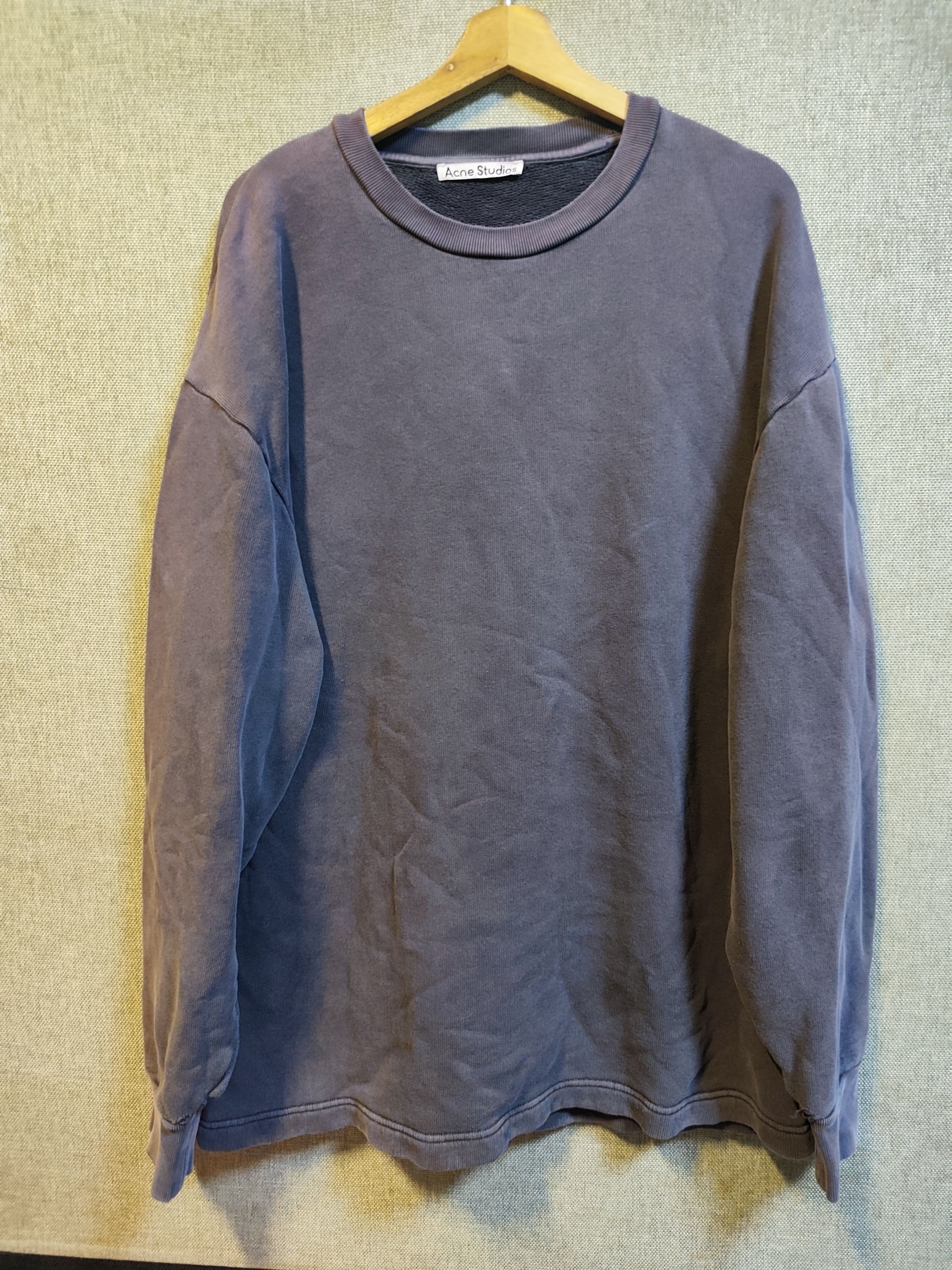 Acne Studios Acne Studios Oversized Embroidered Circle Logo Pullover Size US M / EU 48-50 / 2 - 2 Thumbnail