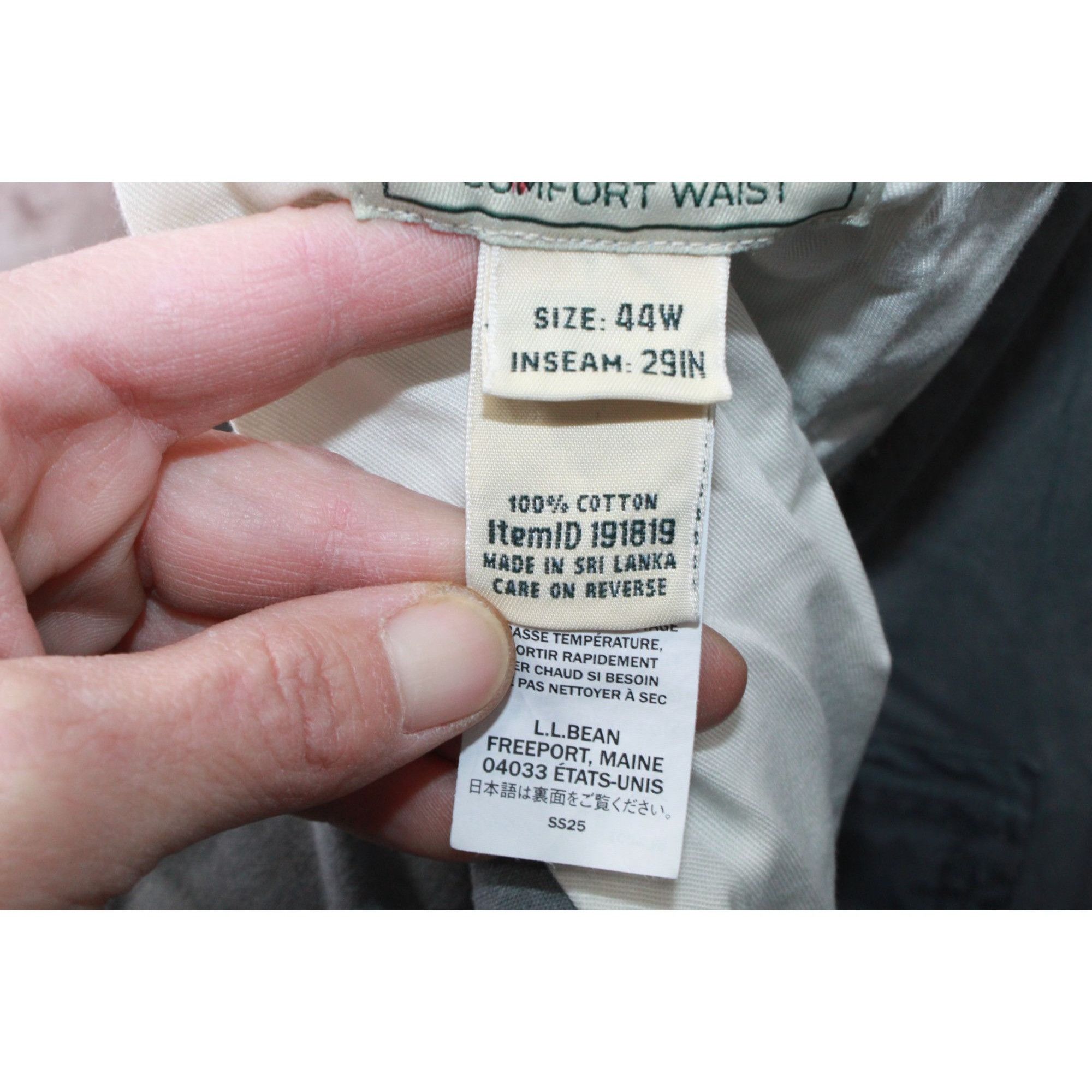 L.L. Bean LL Bean Tropic Weight Cargo Pants Natural Fit Comfort Waist Size US 44 / EU 60 - 8 Thumbnail