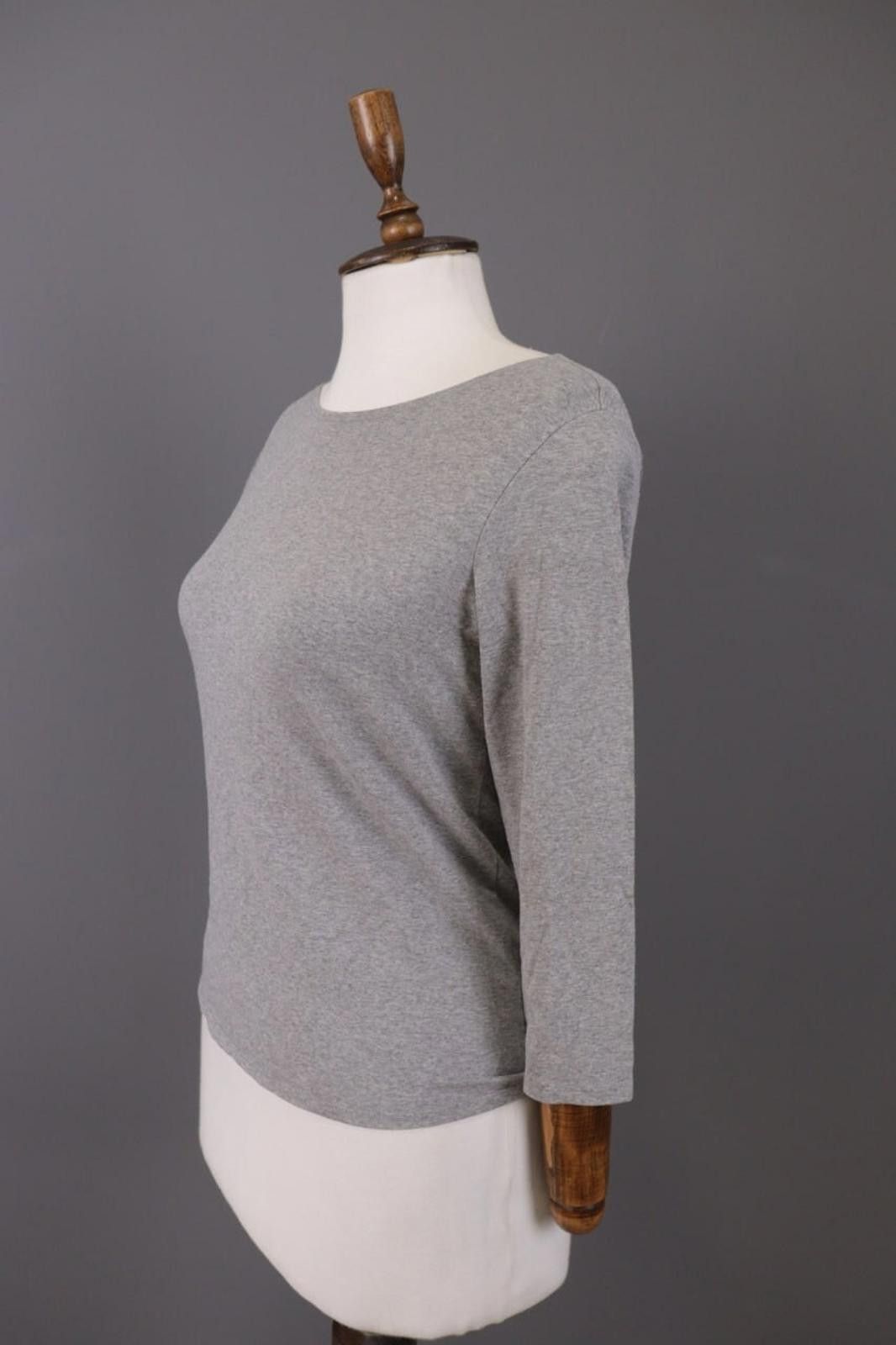Eileen Fisher Eileen Fisher Gray Pullover Cropped Sweater Size M / US 6-8 / IT 42-44 - 5 Thumbnail
