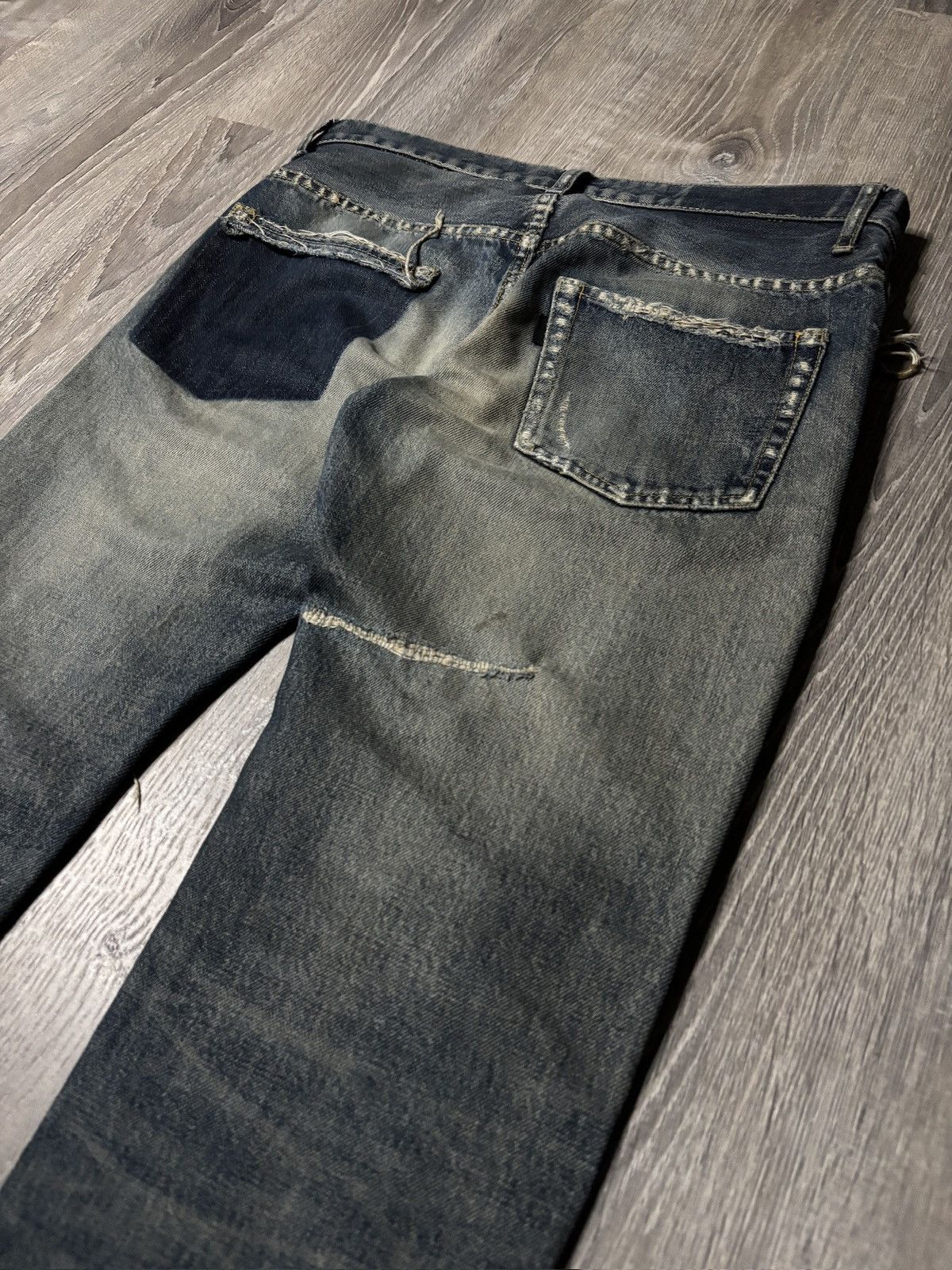 Undercover undercover ss10 red yarn denim Size US 29 - 7 Thumbnail