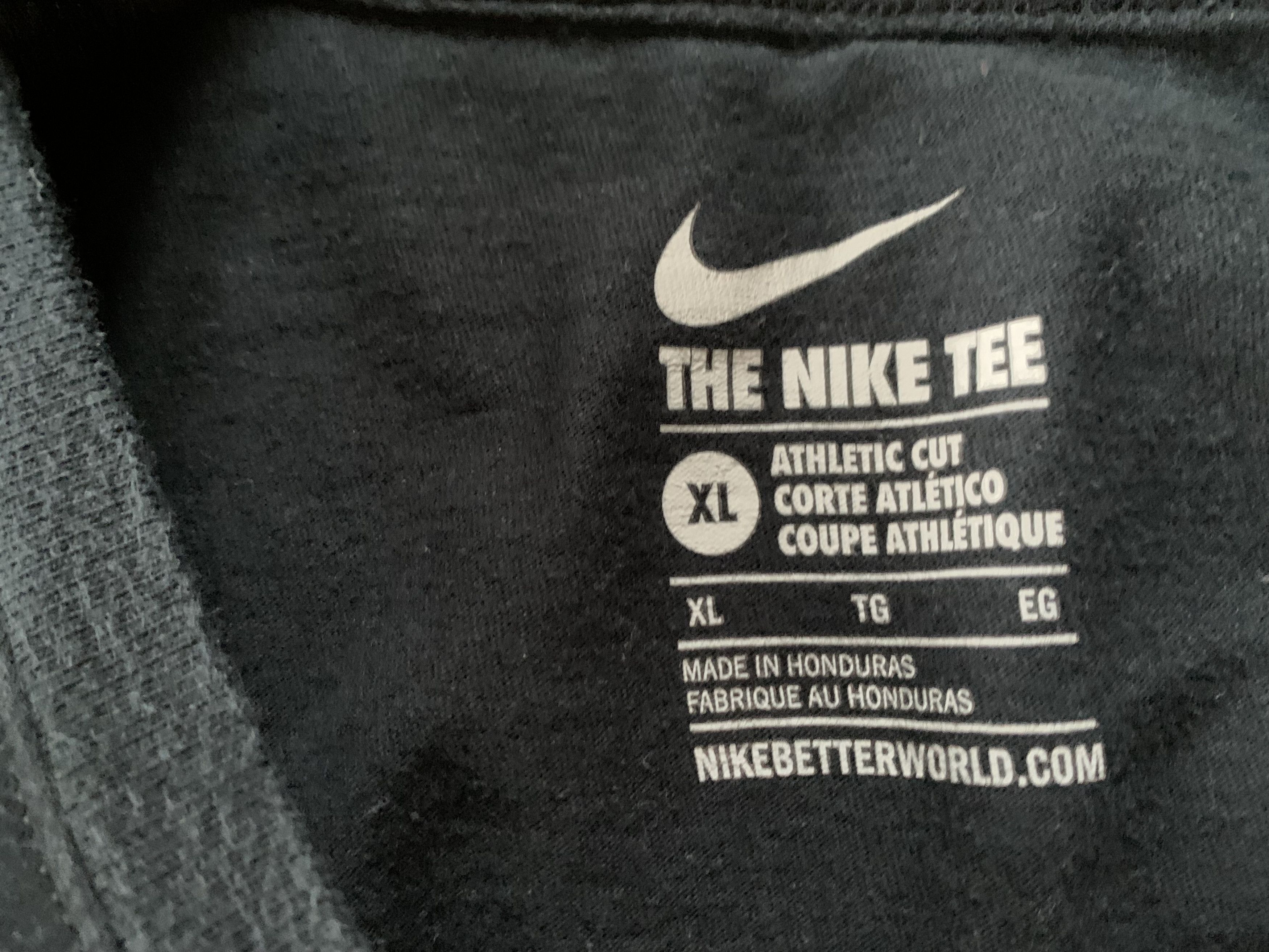 NFL × Nike The Nike Tee Black Cotton T Shirt Size US XL / EU 56 / 4 - 5 Thumbnail