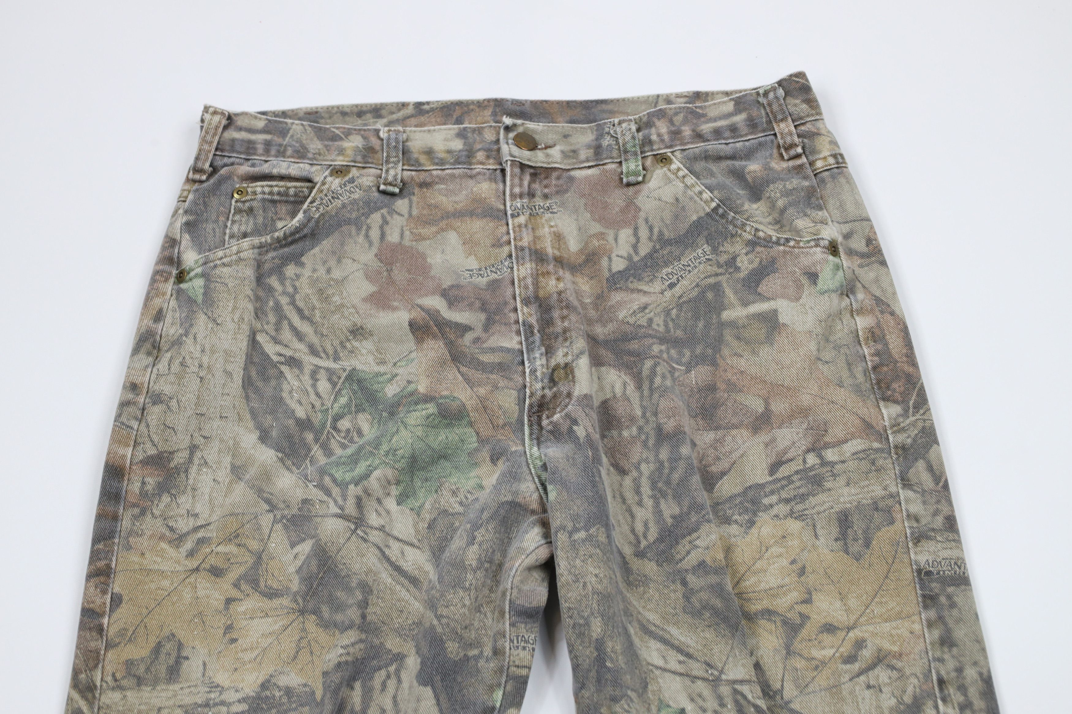 Vintage × Walls Vintage 90s Walls Advantage Timber Camouflage Denim Jeans Size US 34 / EU 50 - 2 Thumbnail