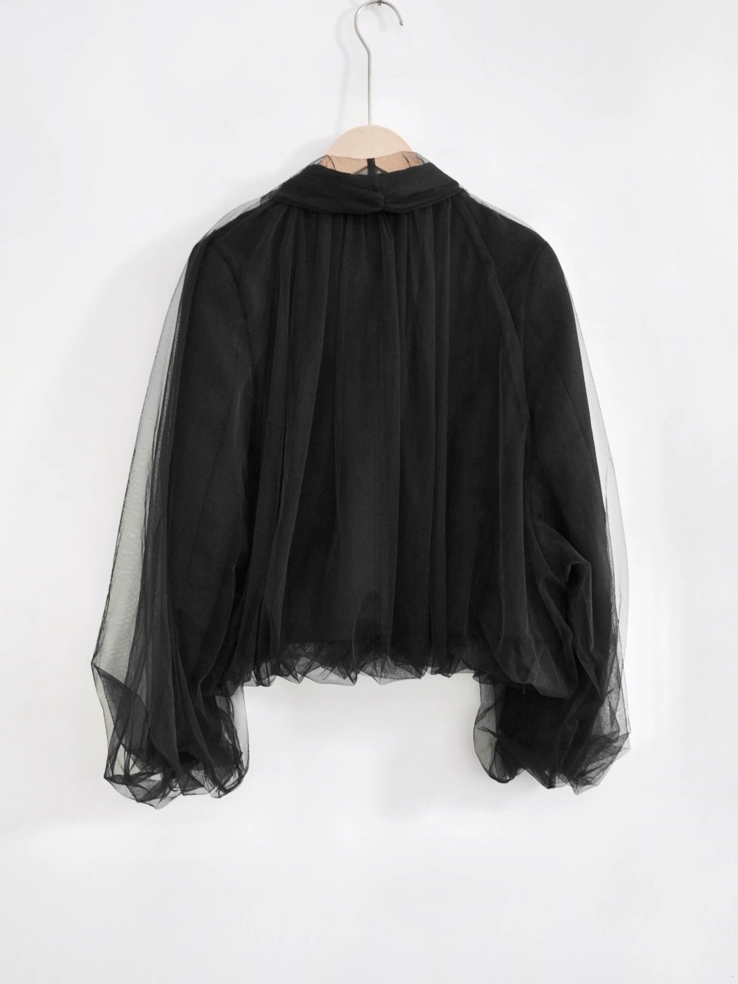 Noir Kei Ninomiya Noir Kei Ninomiya 18AW Puff Tulle Wool Suit Jacket Size S / US 4 / IT 40 - 5 Thumbnail