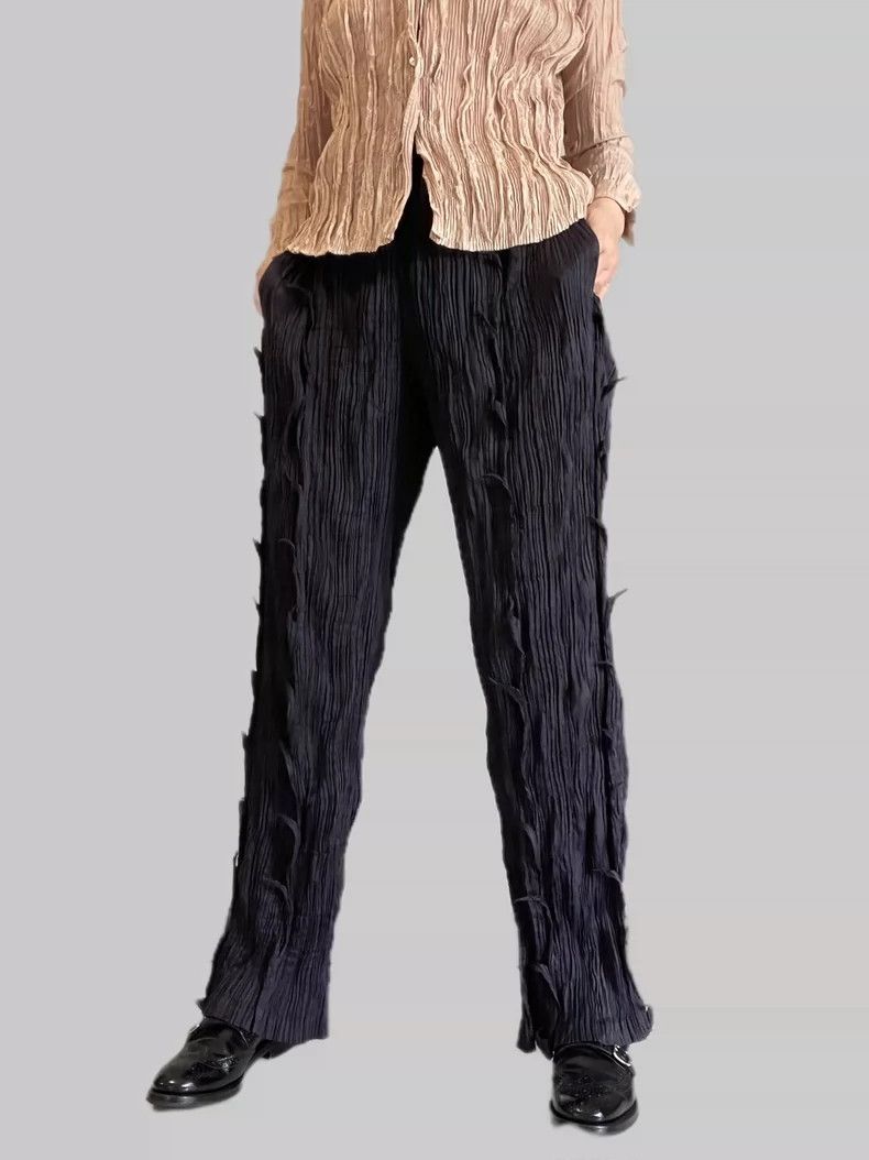 Issey Miyake Issey Miyake size:2 Deep purple smoking dinosaur whisker t Size 22" - 1 Thumbnail