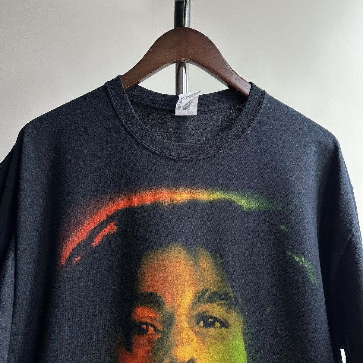 Bob Marley × Rap Tees × Vintage VINTAGE Y2K BOB MARLEY ONE LOVE GRAPHIC TEE Size US XL / EU 56 / 4 - 2 Thumbnail