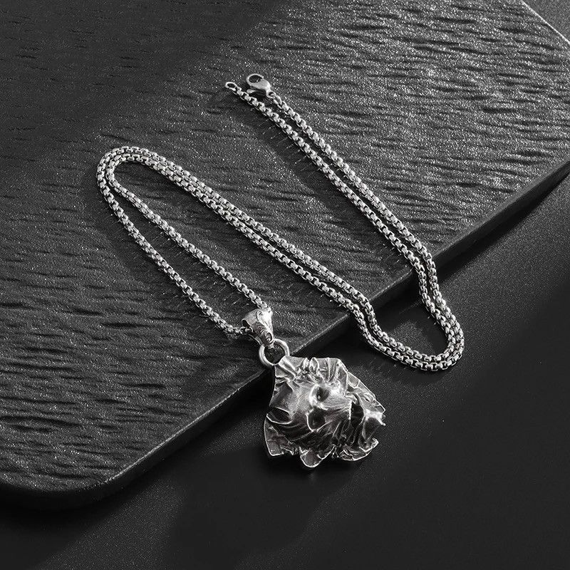 Jewelry Gothic Skull Mummy Pendant Necklace Size ONE SIZE - 3 Thumbnail
