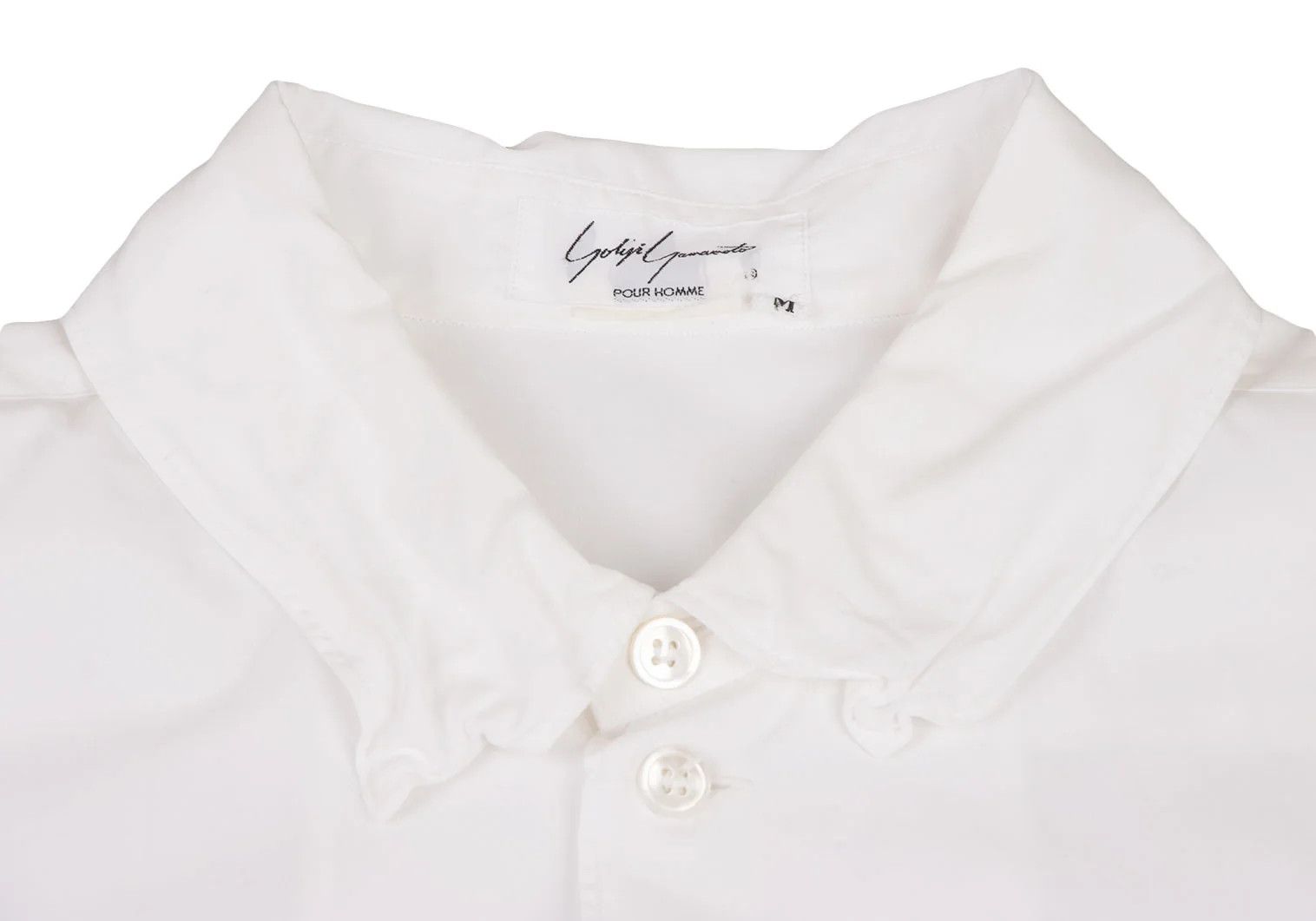 Yohji Yamamoto Yohji Yamamoto Cotton Broad Gathered Collar Shirt Size US M / EU 48-50 / 2 - 3 Thumbnail