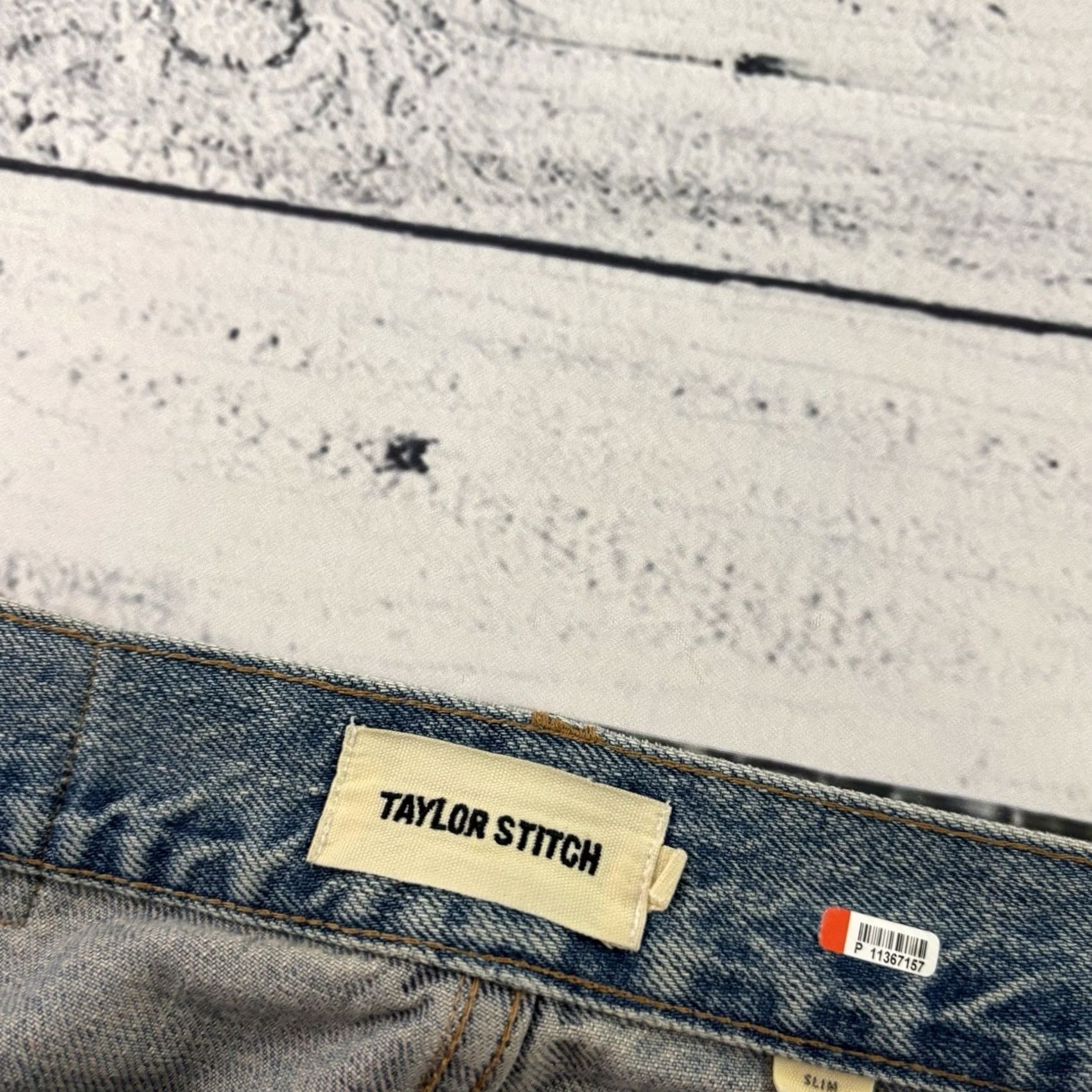 Taylor Stitch Taylor Stitch Slim Jeans Men's 31 x 33 Light Blue Denim Slim Jeans Mens 31 33 Blue Slim Fits Indicate 90s? Size US 31 - 5 Thumbnail