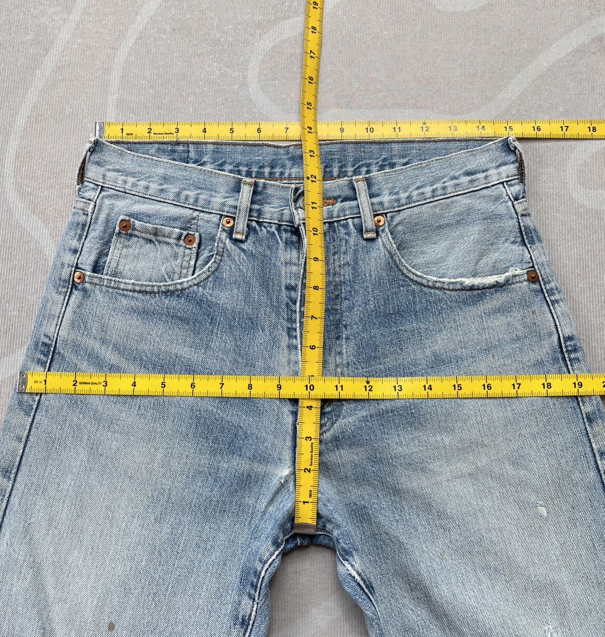 Levi's Vintage Levis 502xx Selvedge (P128) Size US 30 / EU 46 - 15 Thumbnail