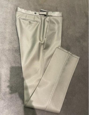 Tom Ford o1w1db10425 61004D Silk Pant in Grey Size US 30 / EU 46 - 1 Preview