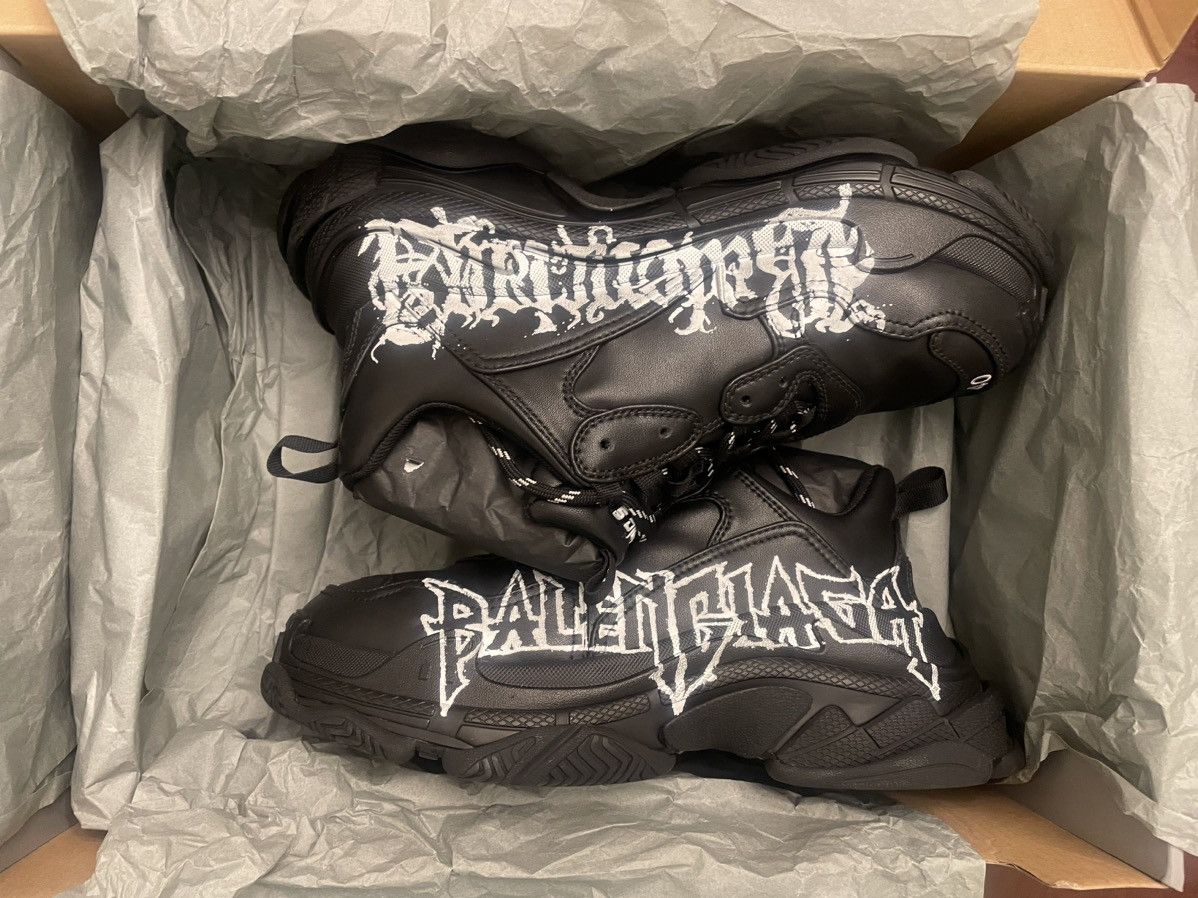 Balenciaga Balenciaga Tripe S Diy Metal Sneakers Size US 7 / EU 40 - 8 Thumbnail