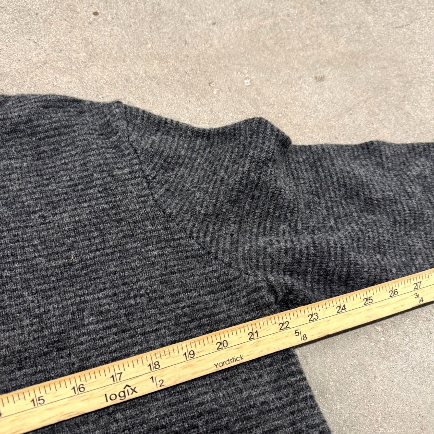 Pendleton Pendleton Sweater Mens L Gray Wool Ribbed 1/2 Zip Pullover Mock Neck Cardigan? Size US L / EU 52-54 / 3 - 2 Thumbnail