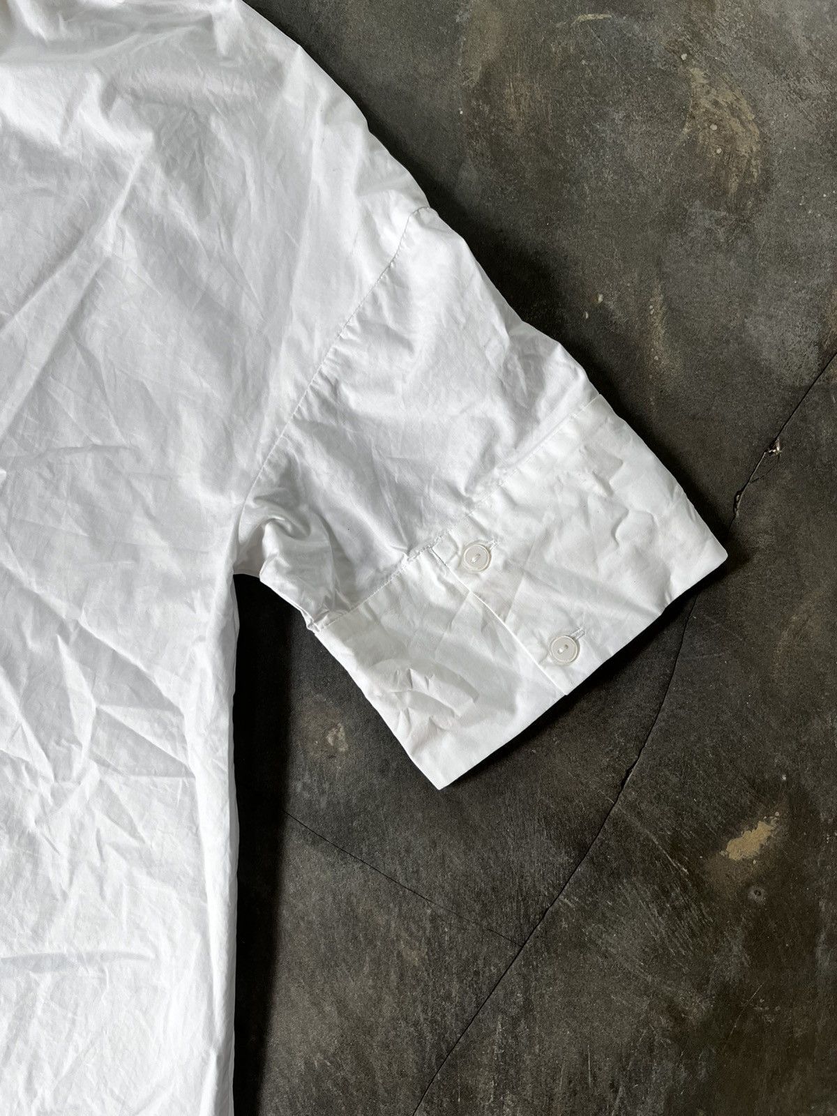 Cos COS Shirt Dress Womens White Collared Short Sleeve Size M / US 6-8 / IT 42-44 - 7 Thumbnail
