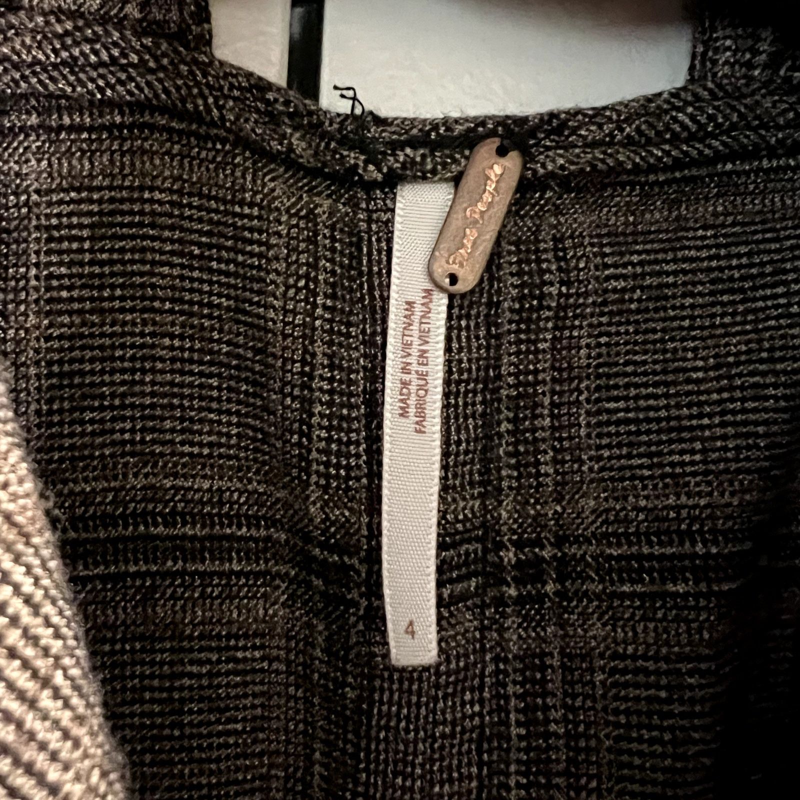 Free People Free People sleeveless plaid vest dress size 4 brown Size S / US 4 / IT 40 - 5 Thumbnail