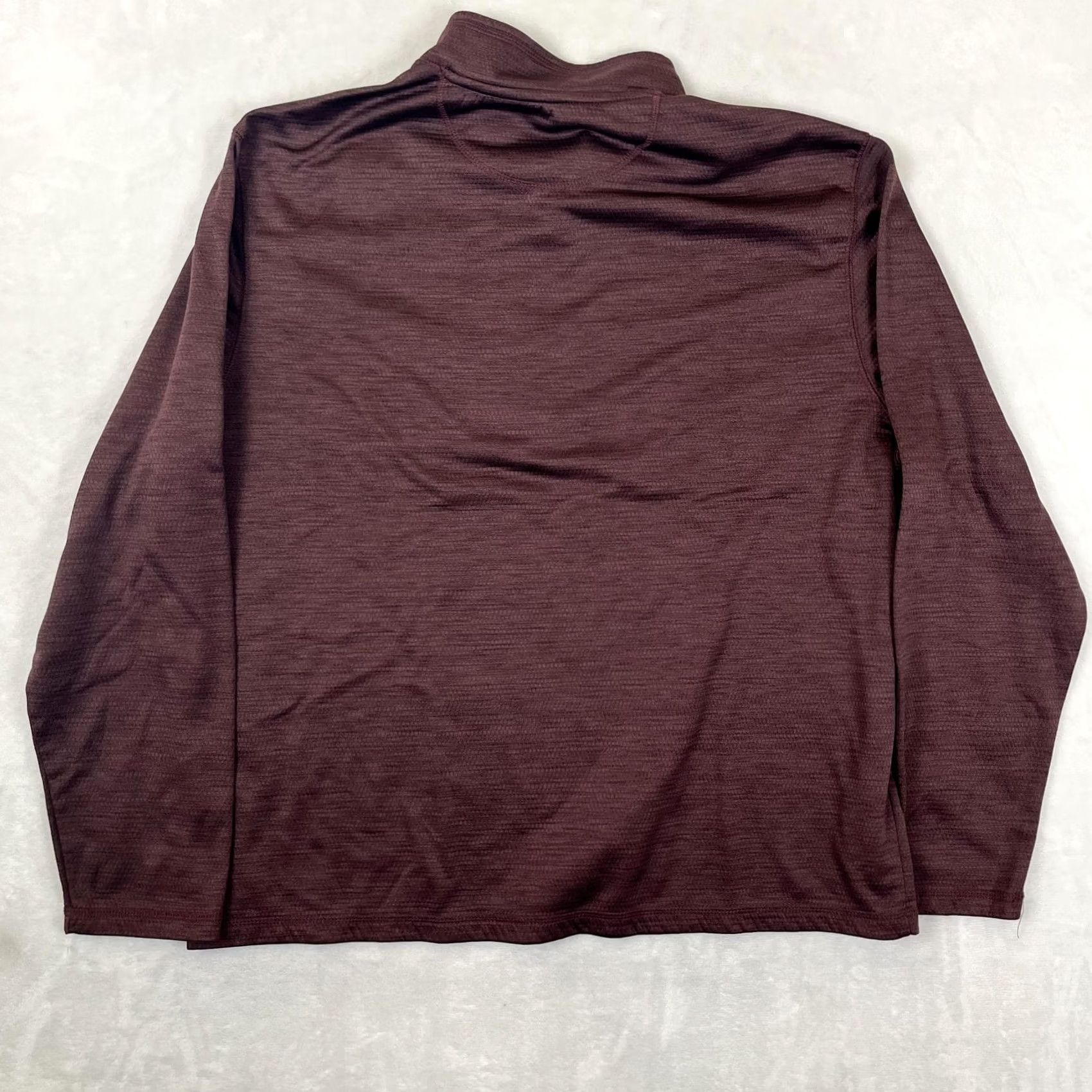 Vintage G.H. Bass & Co. Pullover Mens XL Red 1/4 Zip Mock Neck Long Sleeve Knit - Regular Size Size US XL / EU 56 / 4 - 6 Thumbnail