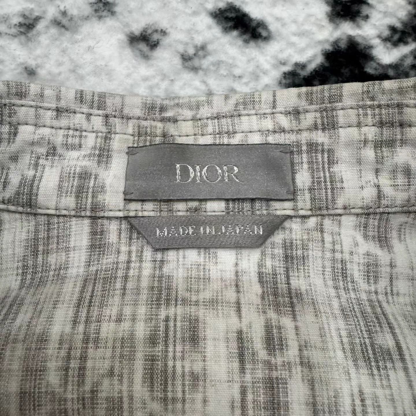 Dior Dior Oblique AOP Distressed Denim Shirt Jacket Size US XS / EU 42 / 0 - 2 Thumbnail