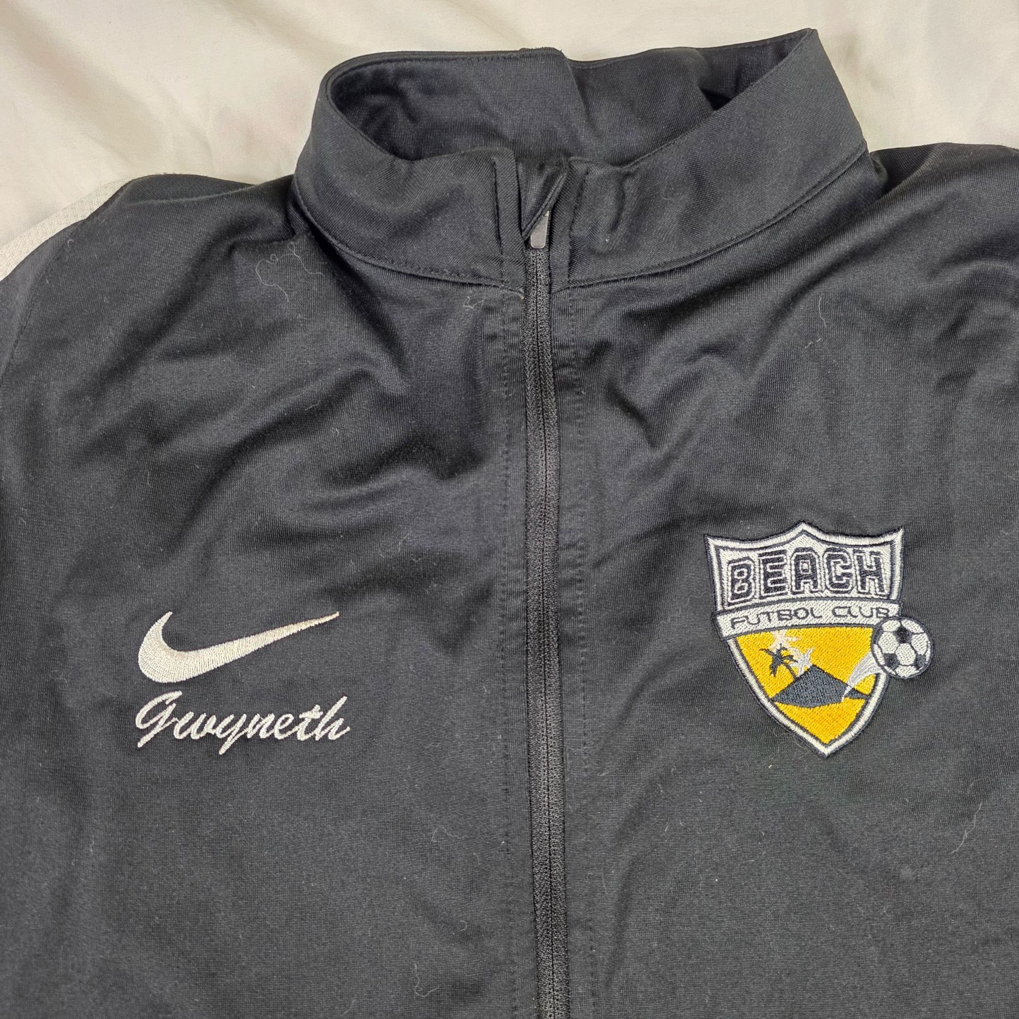 Nike Nike Dri Fit Adults XL Black Beach Futbol Soccer Club Full Z Size US XL / EU 56 / 4 - 4 Thumbnail