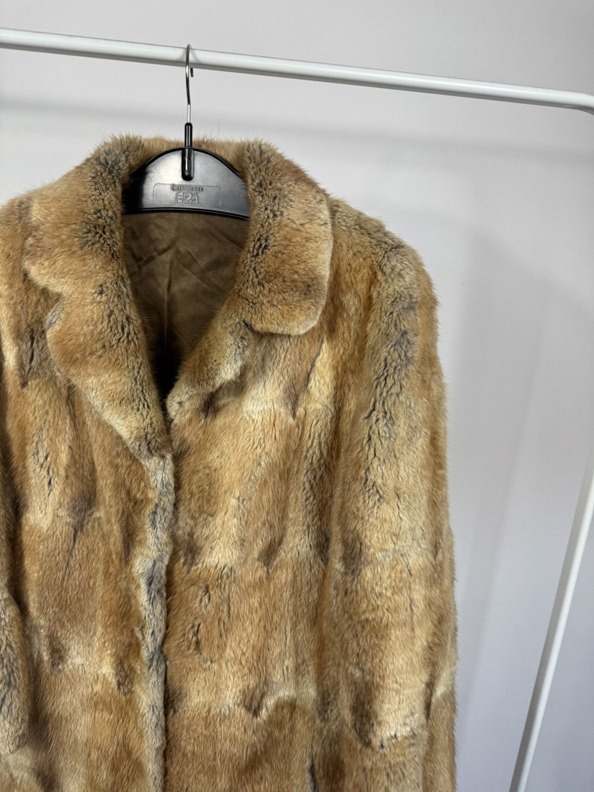 Other Vintage Real Fur Coat Jacket Women’s Brown Luxury Winter Size L / US 10 / IT 46 - 3 Thumbnail