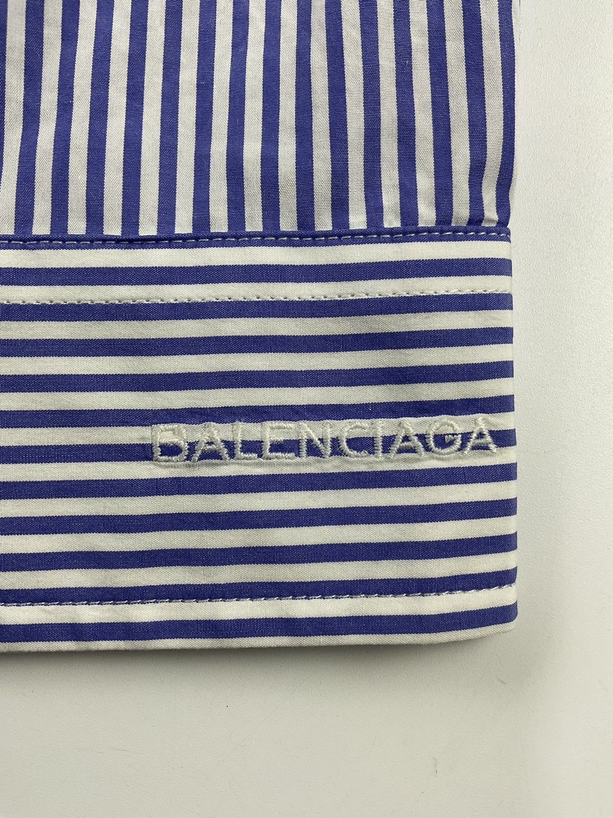 Balenciaga Balenciaga Oversized Striped Cotton-Poplin Dress Size XS / US 0-2 / IT 36-38 - 5 Thumbnail