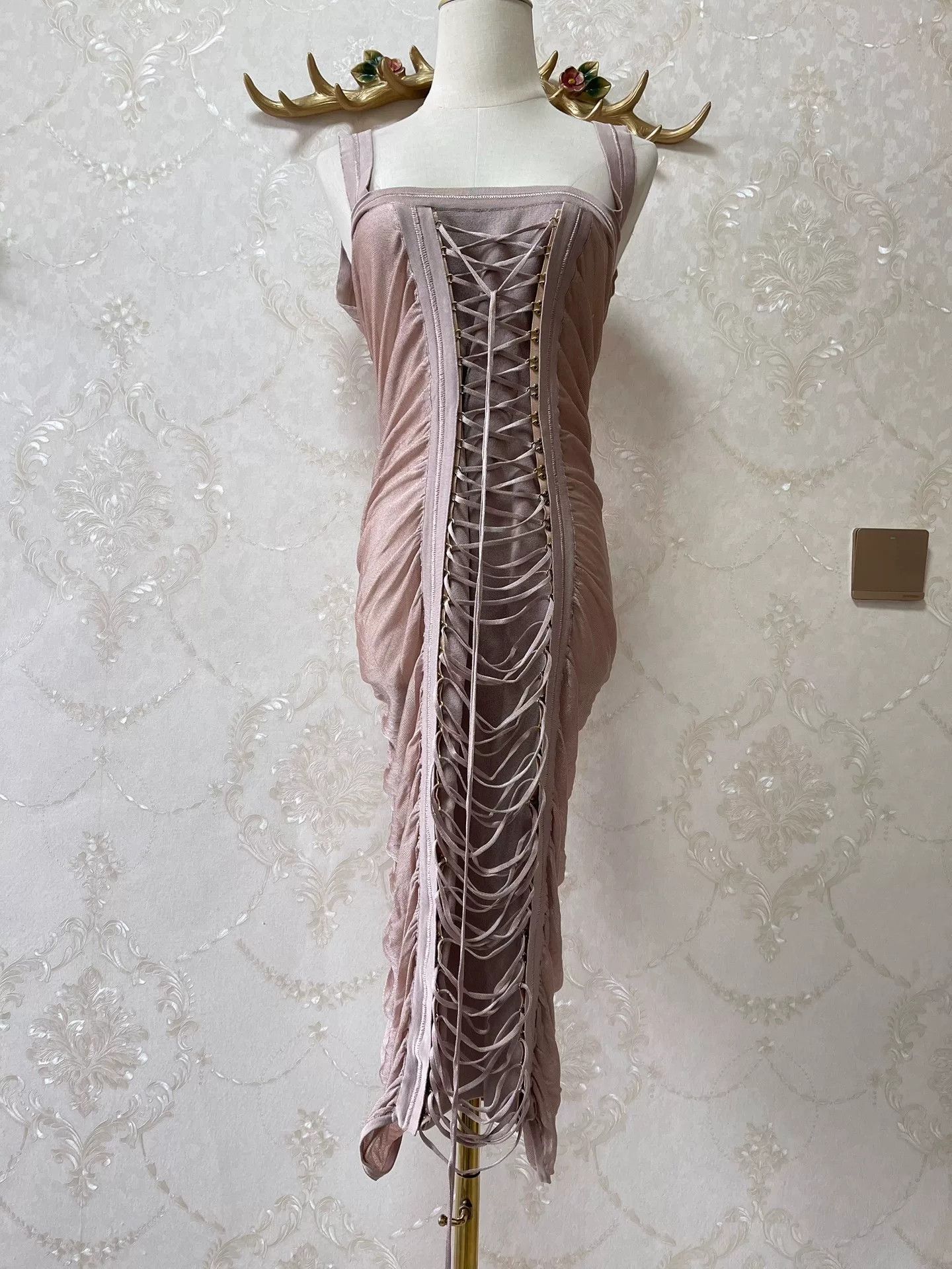 Dolce & Gabbana DG Runway Strappy Tube Dress Size M / US 6-8 / IT 42-44 - 1 Thumbnail