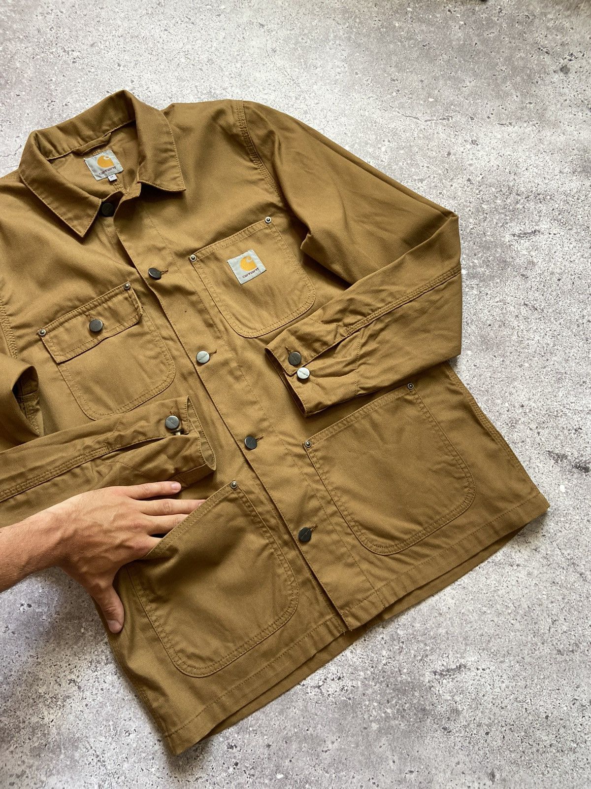 Carhartt Carhartt WIP Brown Michigan Coat Work Jacket Size US M / EU 48-50 / 2 - 3 Thumbnail