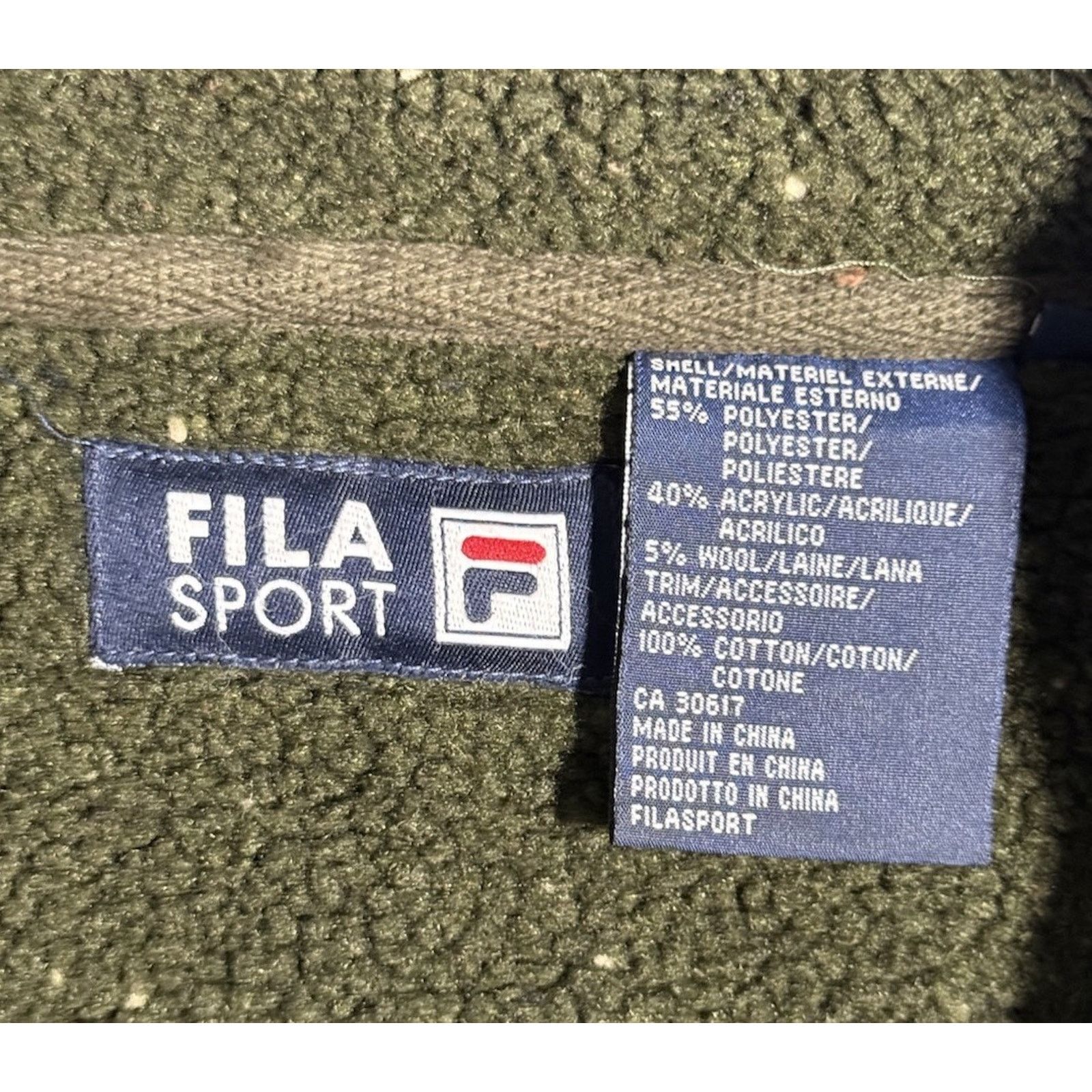 Fila Vintage Fila Sport Spotted Hunting Style Vest Brown Trim Size US L / EU 52-54 / 3 - 3 Thumbnail