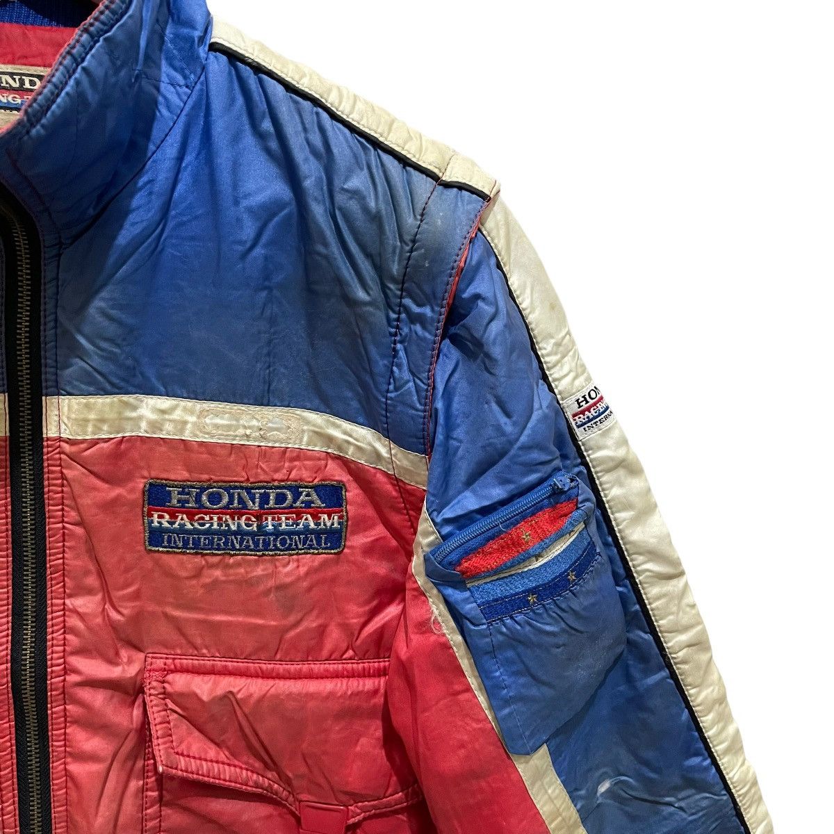 Honda × Vintage Rare Vintage 80s Honda Racing Motorcycle Riding Jacket Size US M / EU 48-50 / 2 - 2 Thumbnail