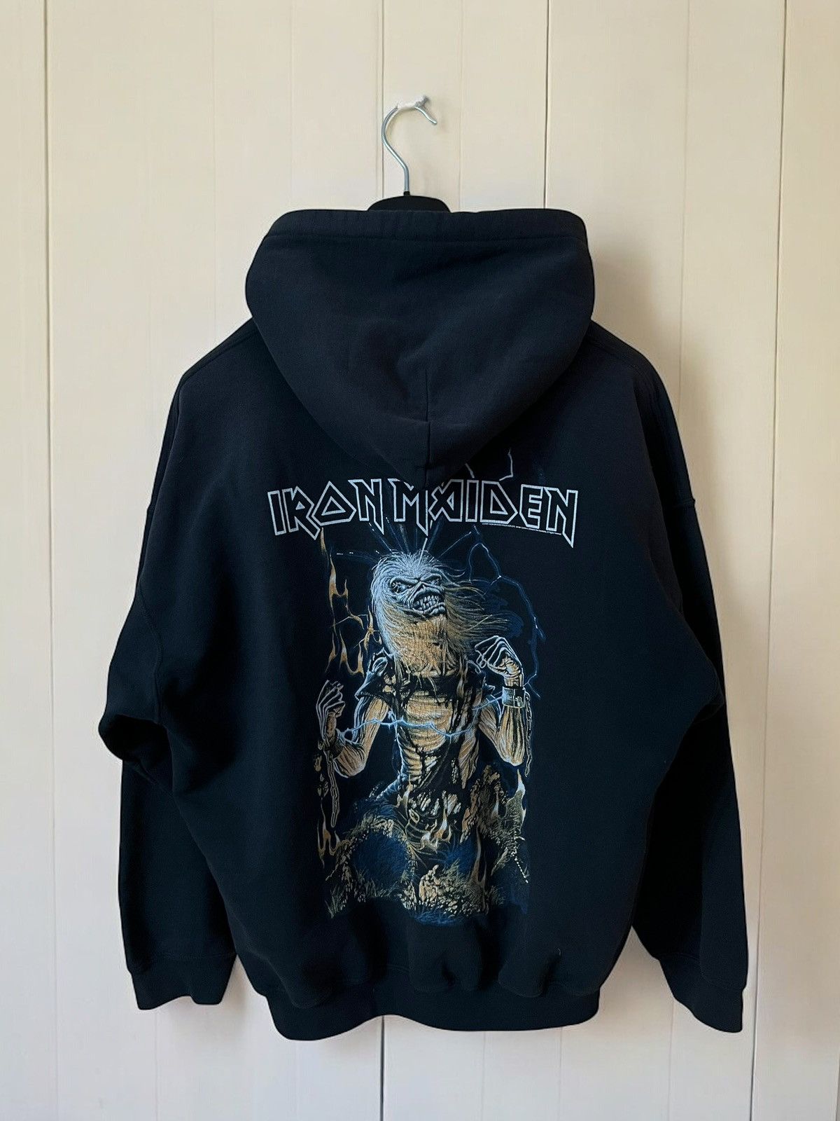 Band Tees × Iron Maiden × Vintage OFFER! IRON MAIDEN 2003 LIVE AFTER DEATH ALBUM HOODIE HOODED Size US M / EU 48-50 / 2 - 1 Thumbnail