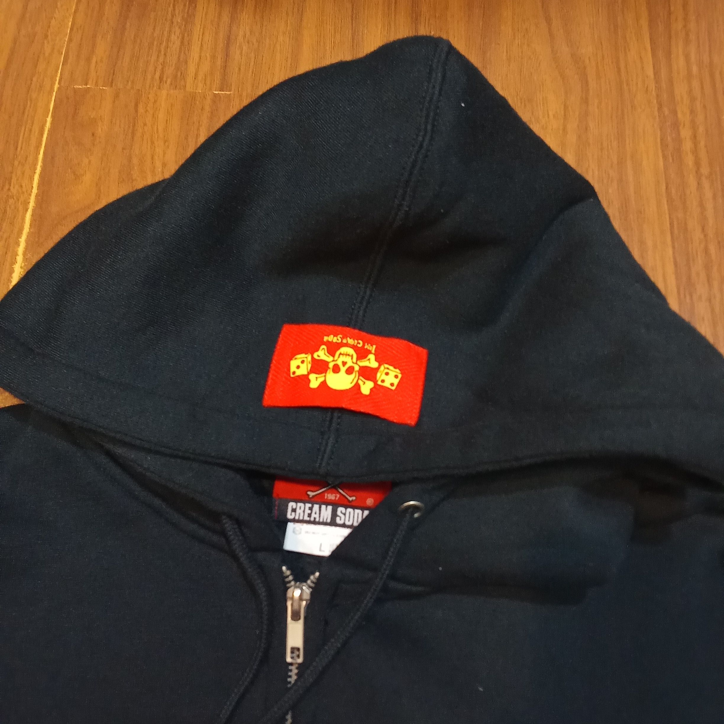 Japanese Brand Cream Soda - pink Dragon Hoodie Zipper Size US M / EU 48-50 / 2 - 6 Thumbnail