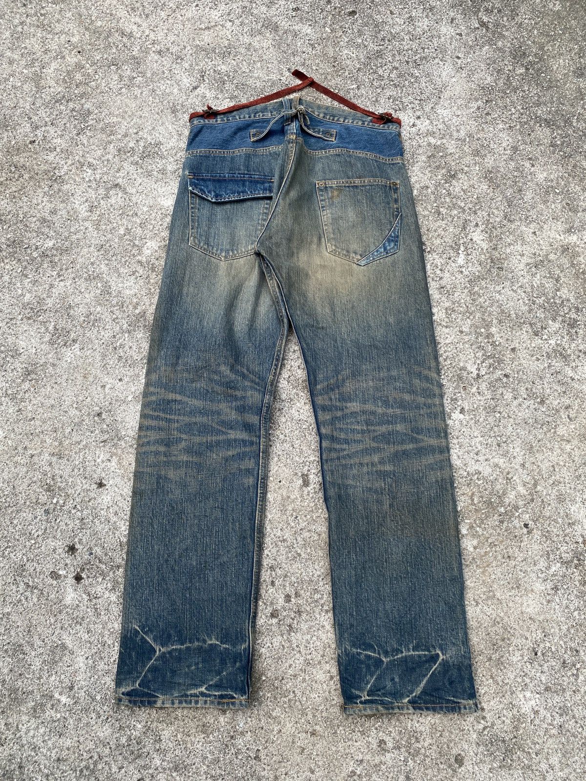 Japanese Brand Shapel Japan Rusty Distressed Denim Size US 32 / EU 48 - 2 Thumbnail