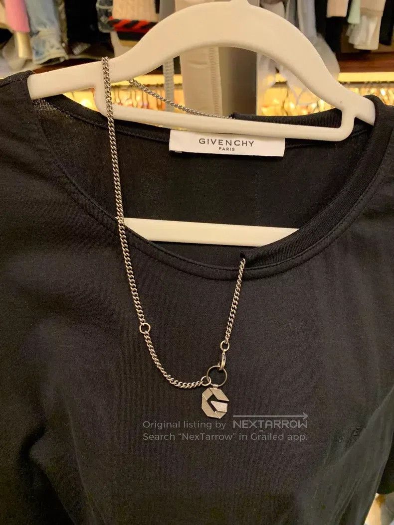 Givenchy Givenchy Black Chain T-Shirt Size US XXL / EU 58 / 5 - 3 Thumbnail