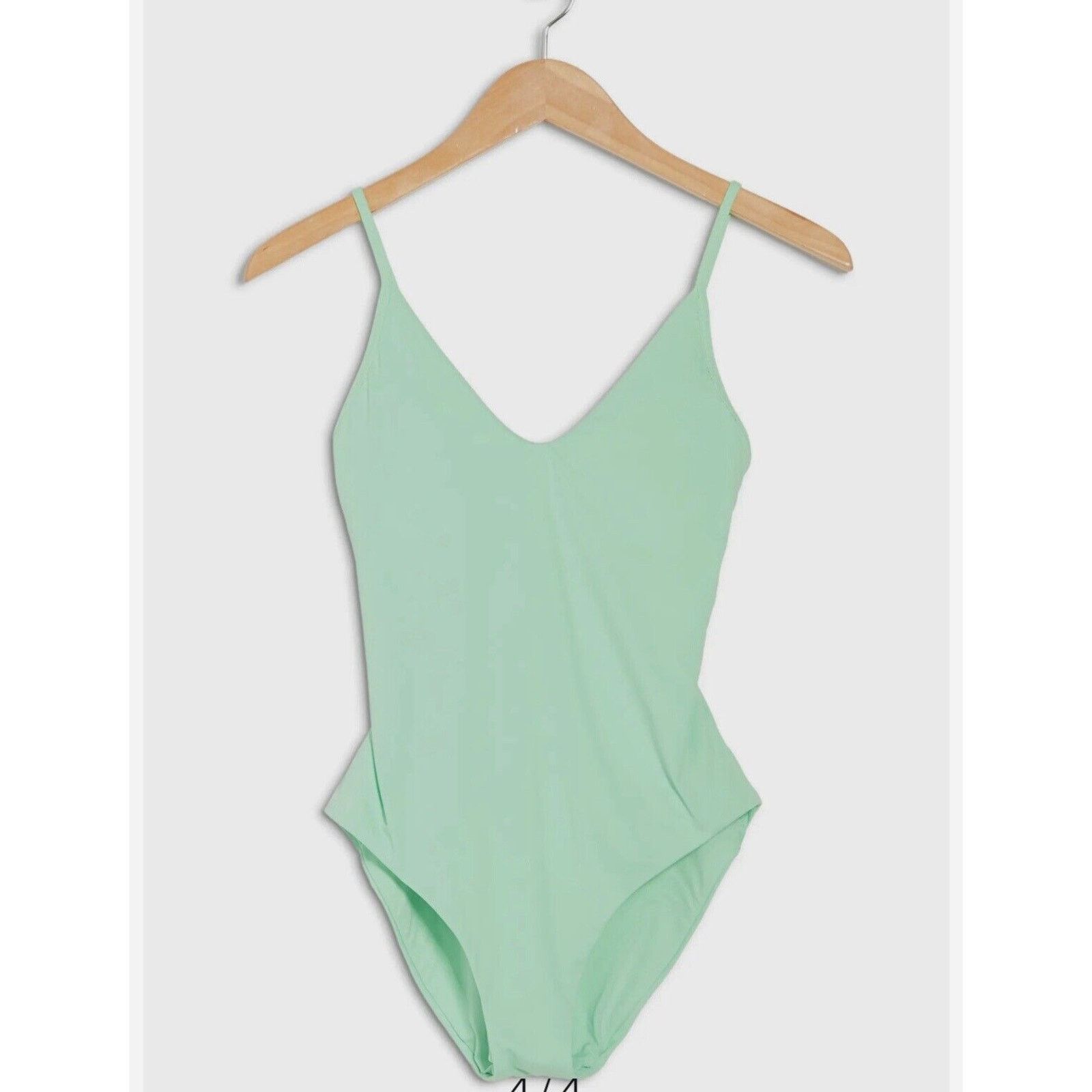 Other Becca Mint Green Scoop Neck Spaghetti Strap Back Tie Suit L Size L / US 10 / IT 46 - 1 Thumbnail