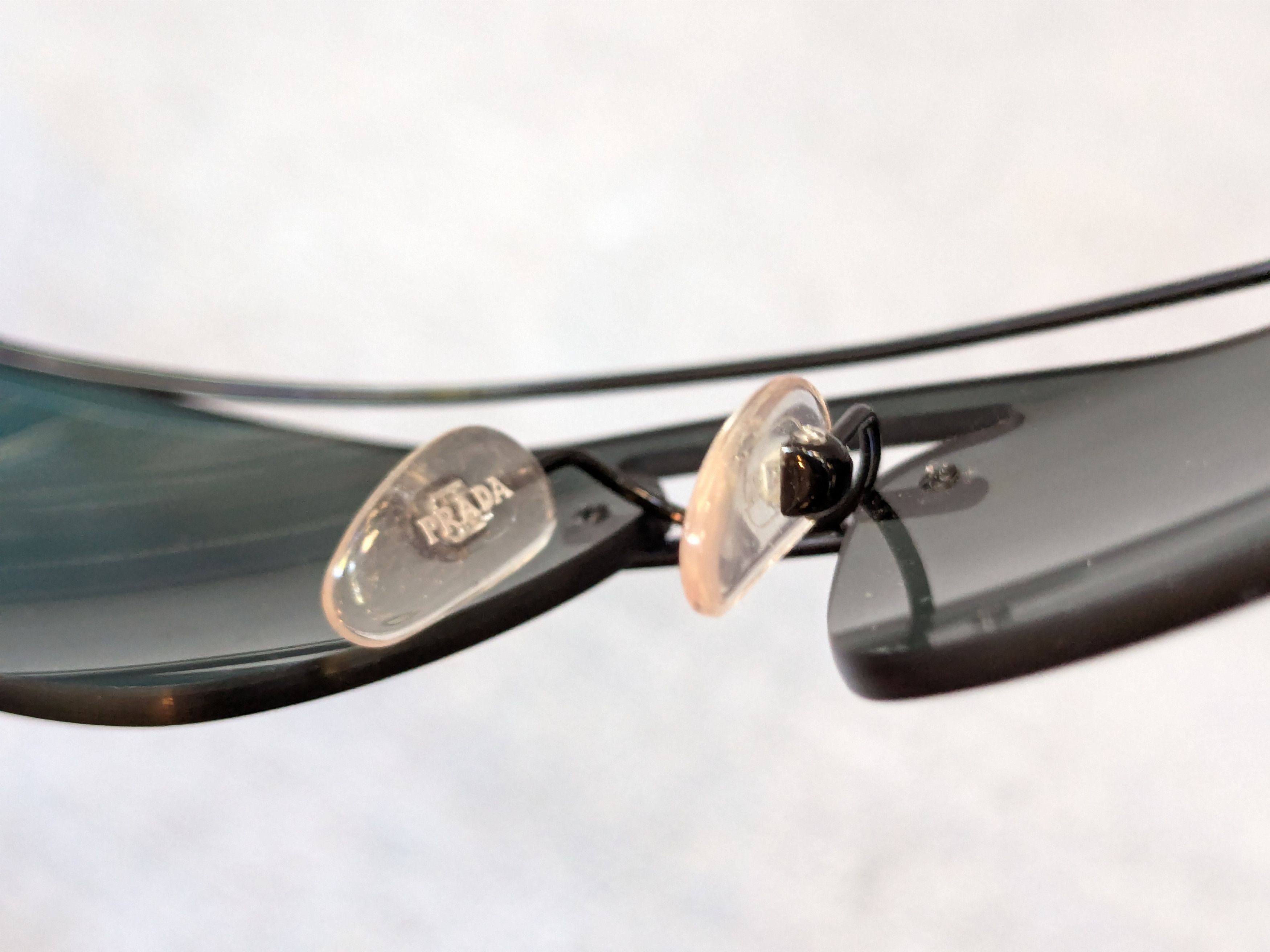 Prada Prada Sunglasses SPR61V Rainbow Mirrored Wire Rimless Size ONE SIZE - 12 Thumbnail